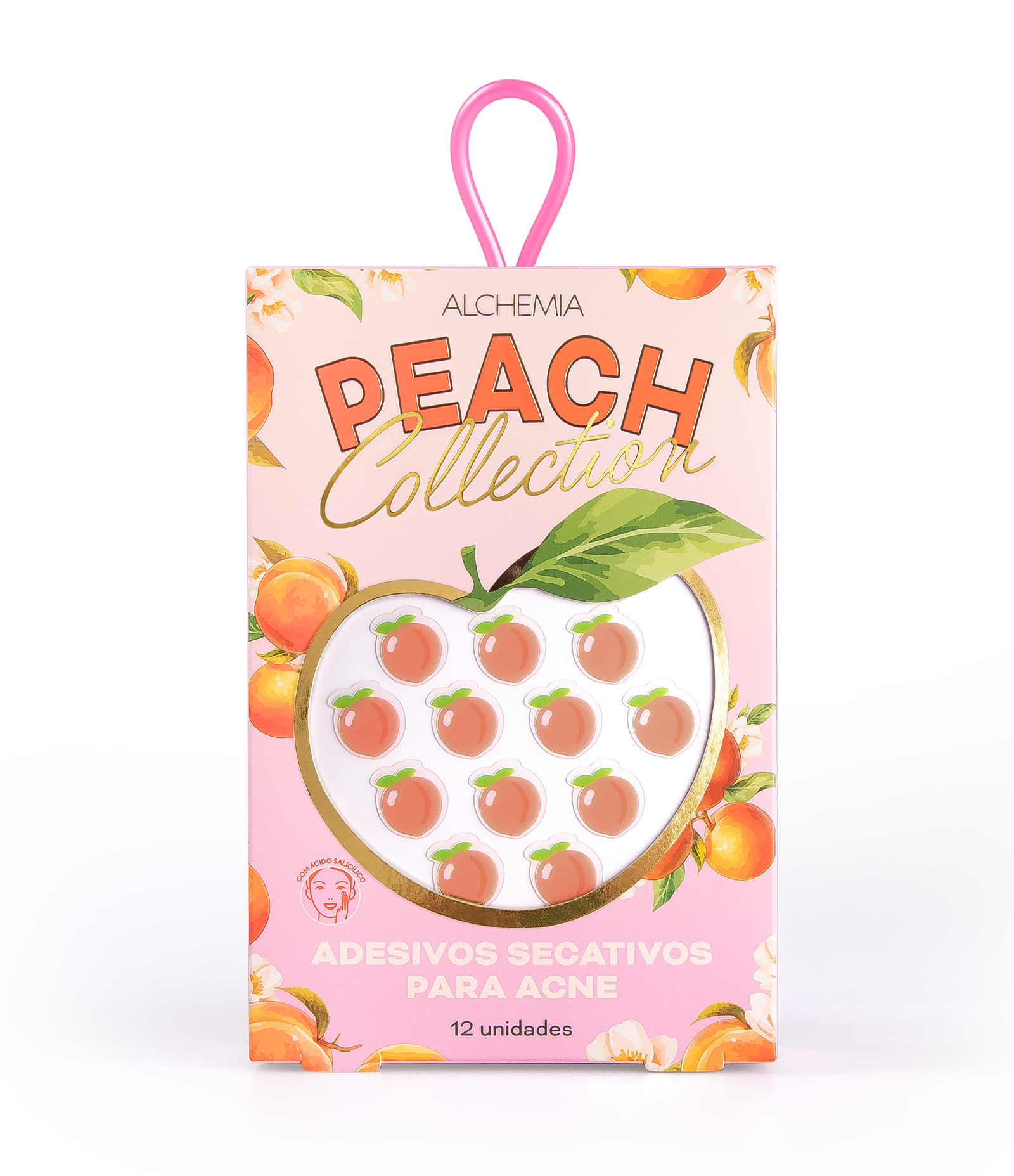 Adesivos Secativos para Acne Peach Collection Alchemia KIT 1