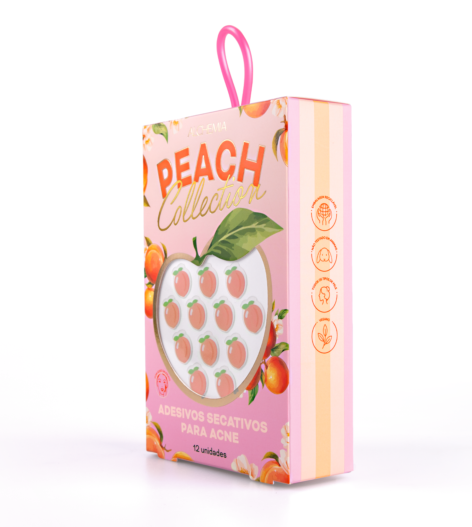 Adesivos Secativos para Acne Peach Collection Alchemia KIT 2