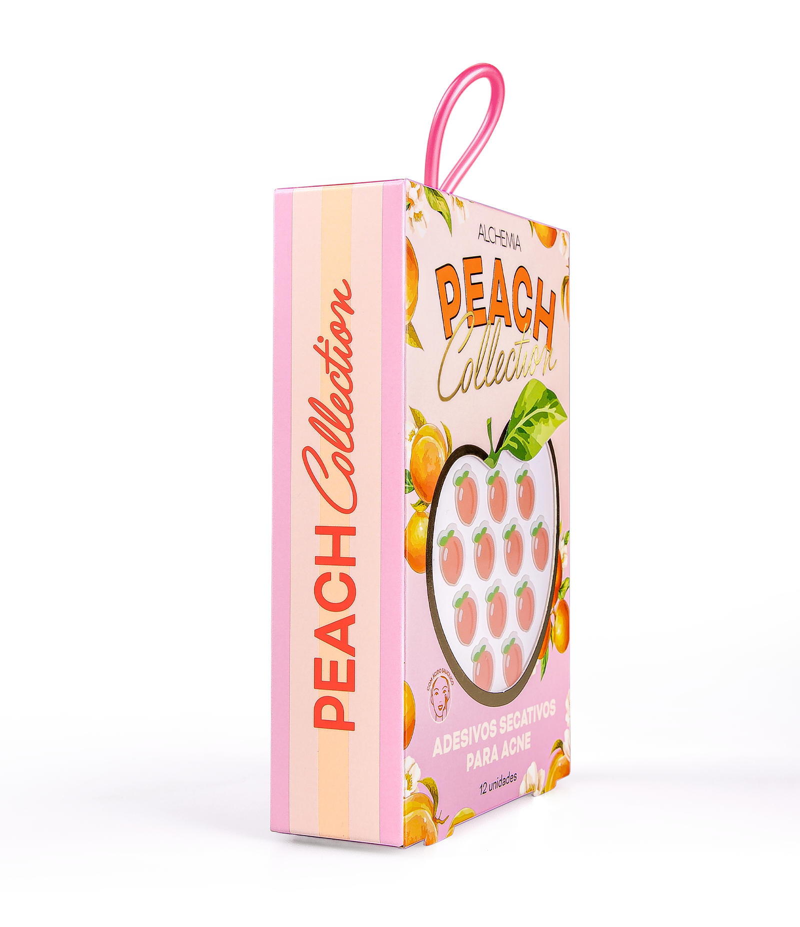 Adesivos Secativos para Acne Peach Collection Alchemia KIT 4