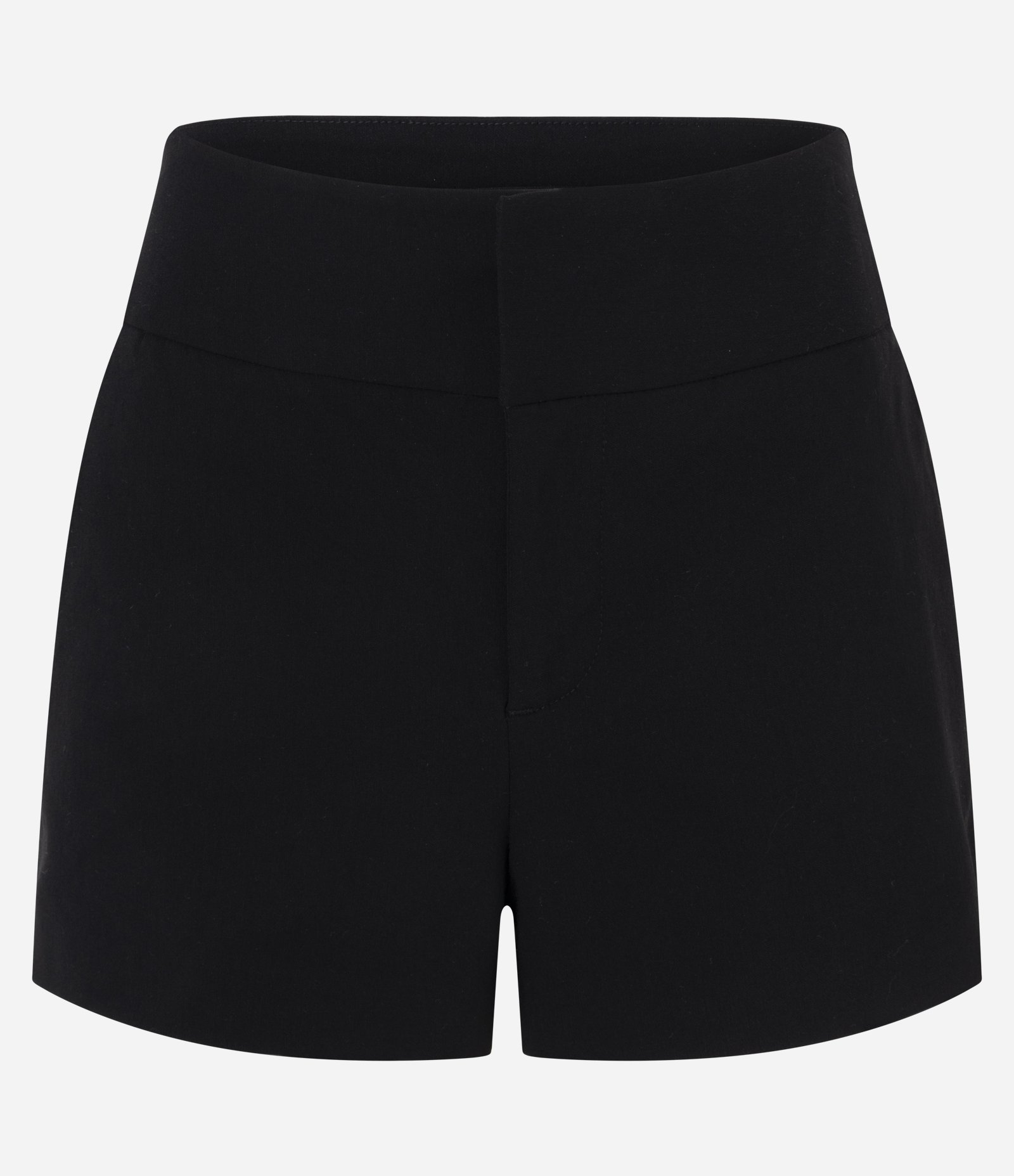 Short Alfaiatado em Bengaline com Cintura Alta Preto 1