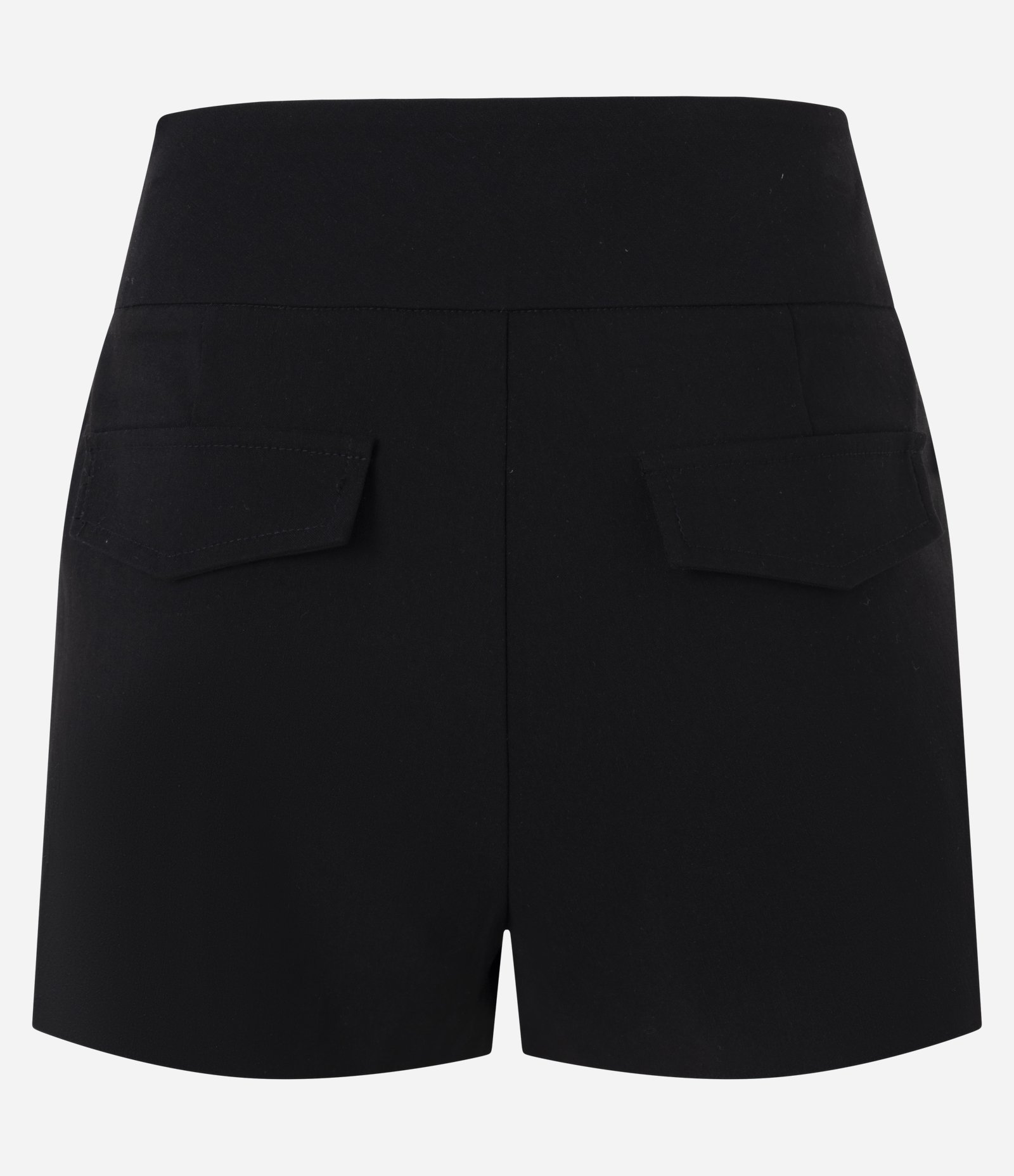 Short Alfaiatado em Bengaline com Cintura Alta Preto 2