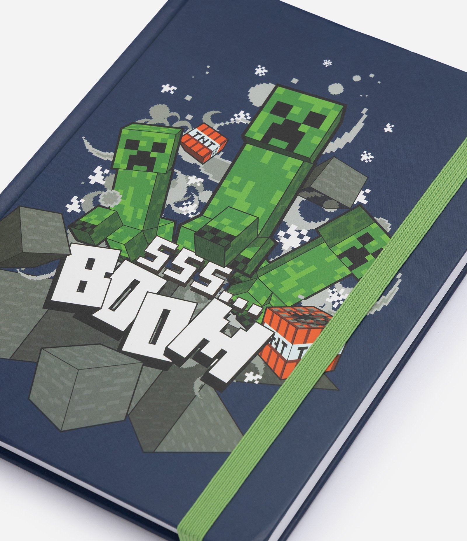 Caderno com Estampa Temática Minecraft Azul 4