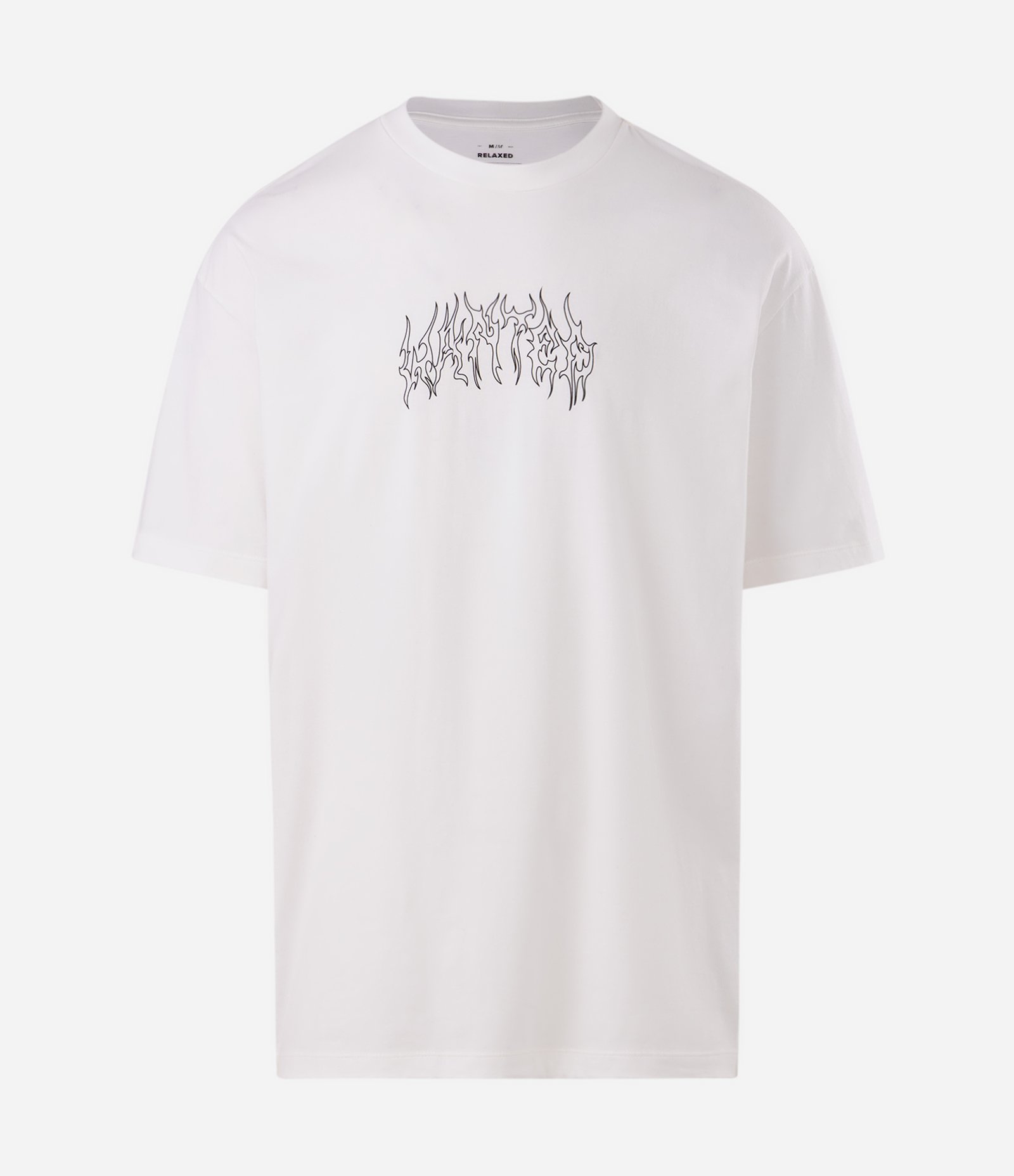 Camiseta Relaxed Wanted com Tachas Branco 4
