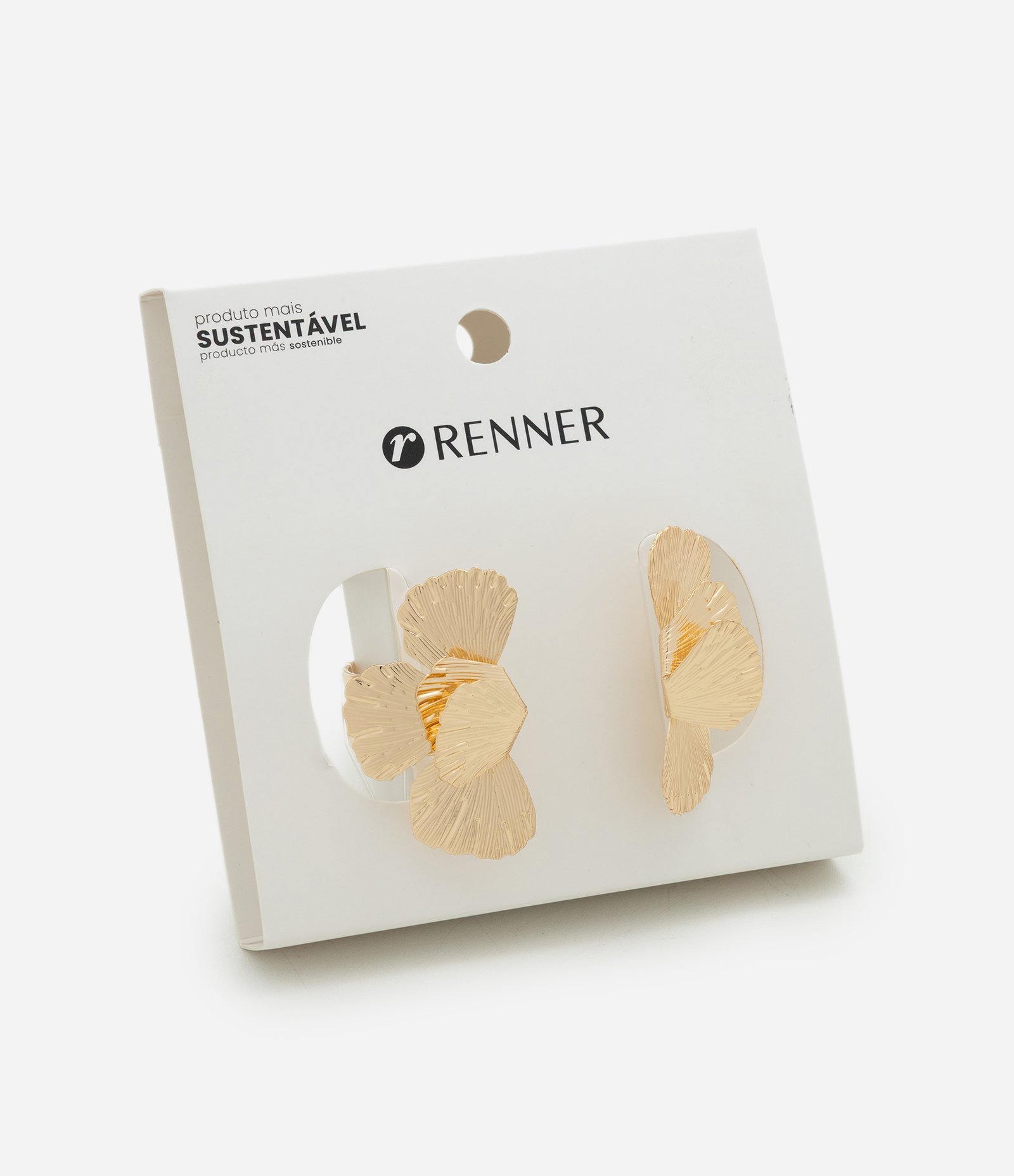 Bracelete com Ponteiras em Formato de Meia Flor Dourado 1