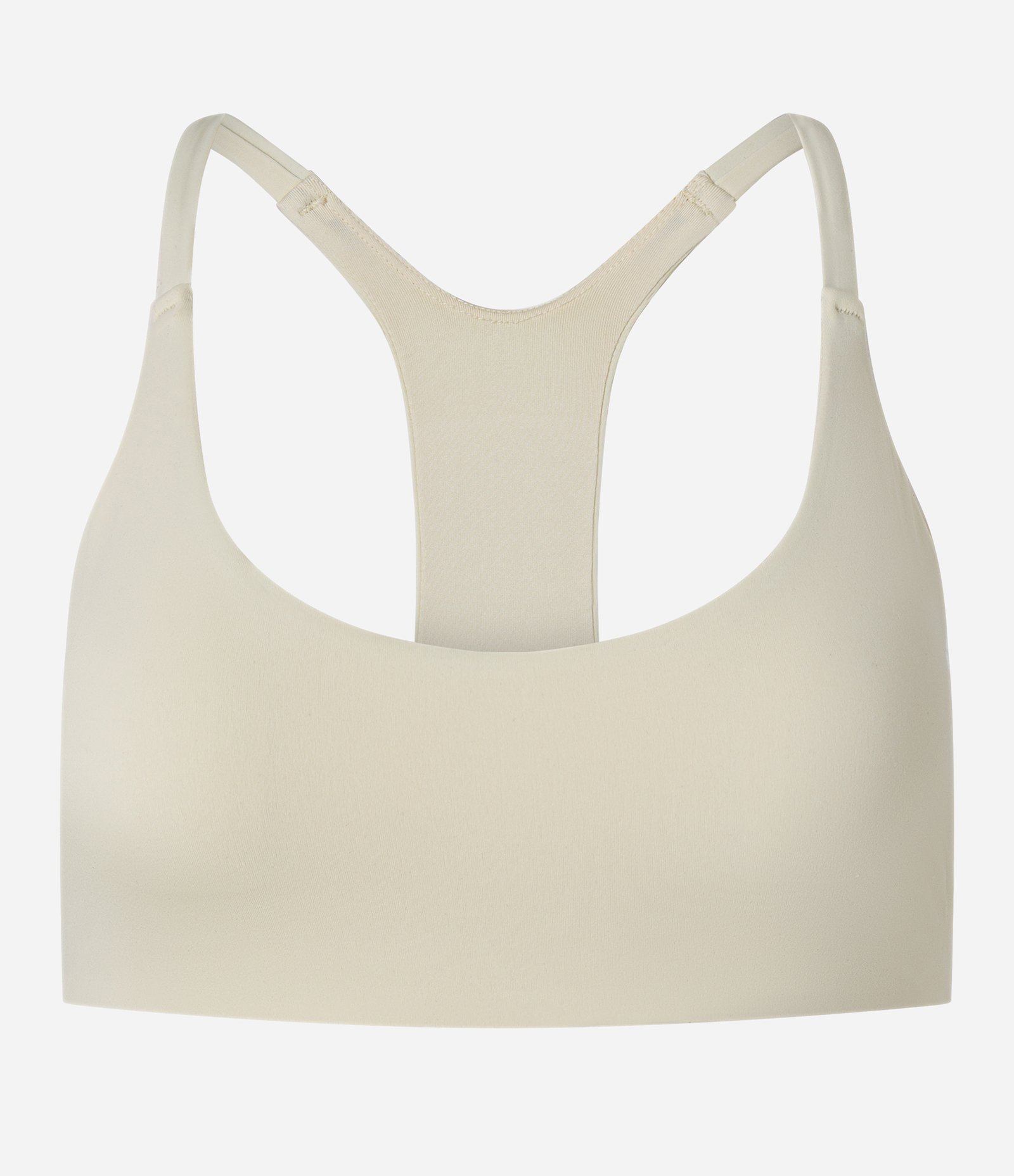 Top Esportivo em Microfibra com Bojo Creme 1