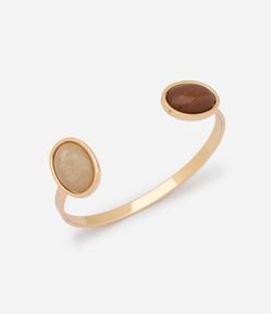 Bracelete com Ponteiras em Resina