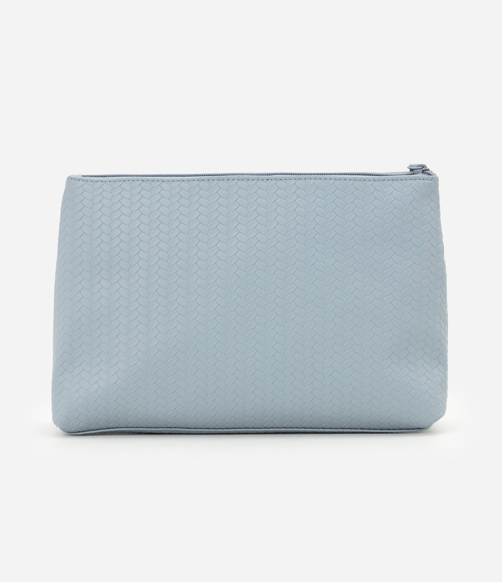 Kit de 2 Necessaires em PU Texturizado Azul 3