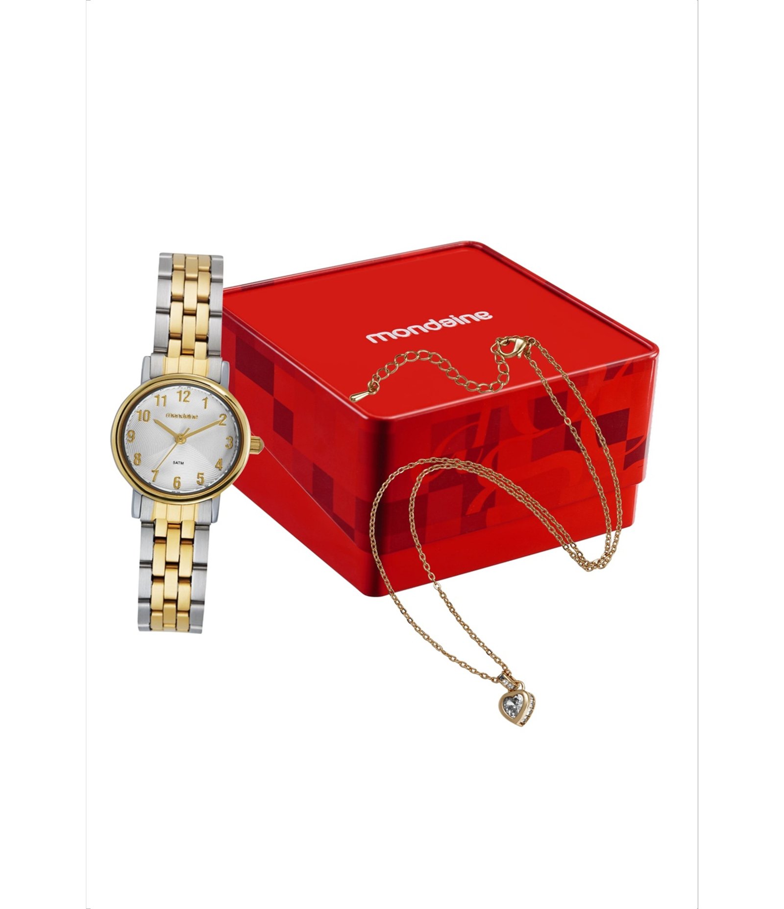 Relógio Analógico Mondaine em Aço 99849LPMVBE3K1 Bicolor 4