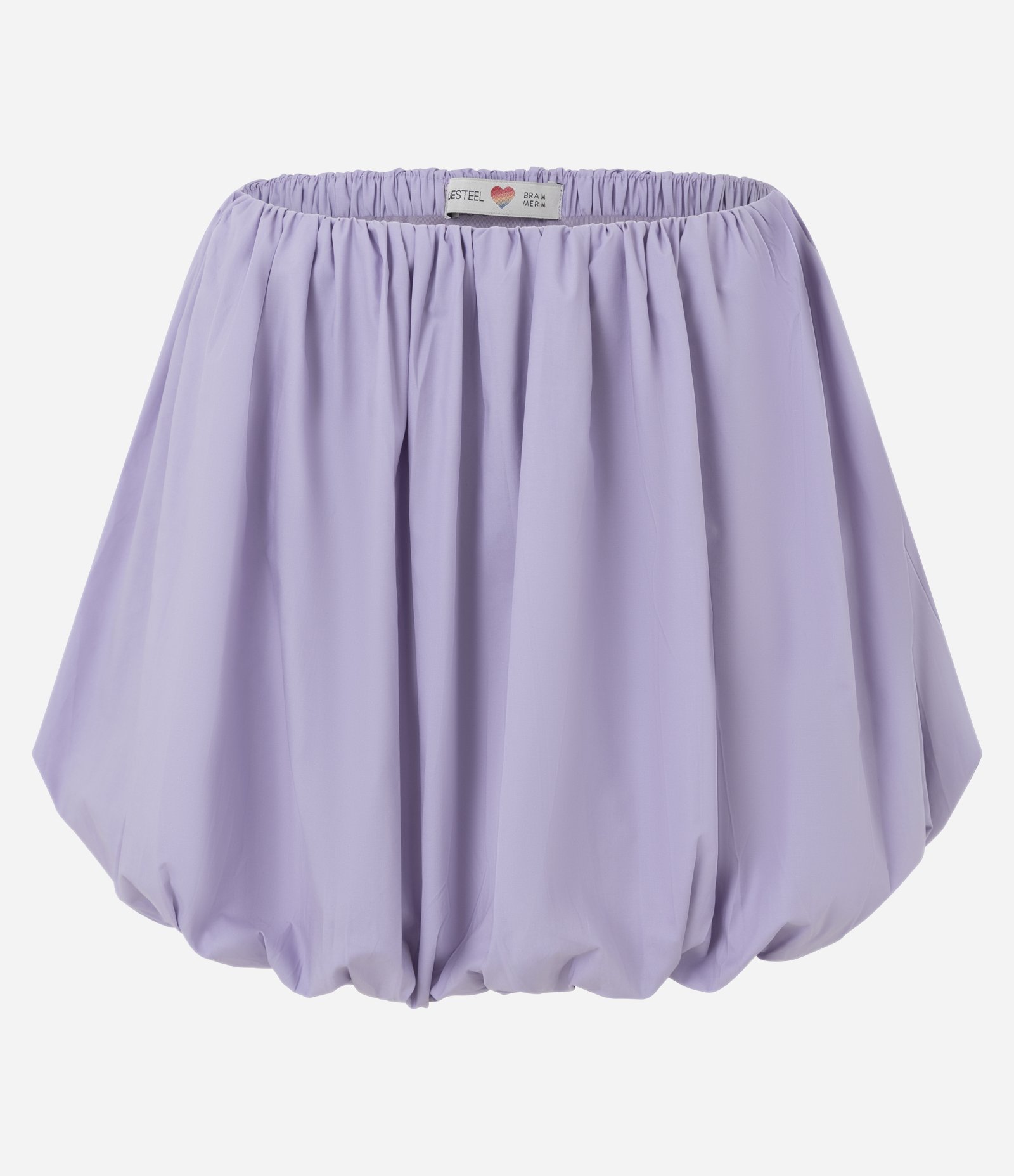 Minissaia Balonê em Tricoline Lilás 5