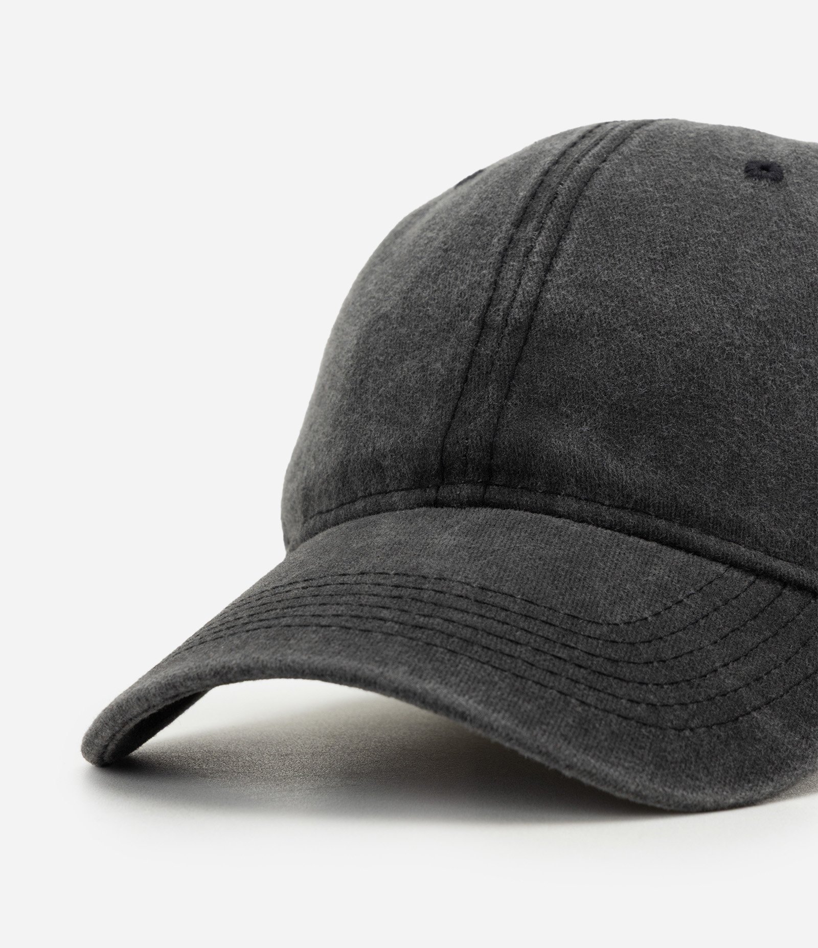 Boné em Algodão Estonado Preto 6