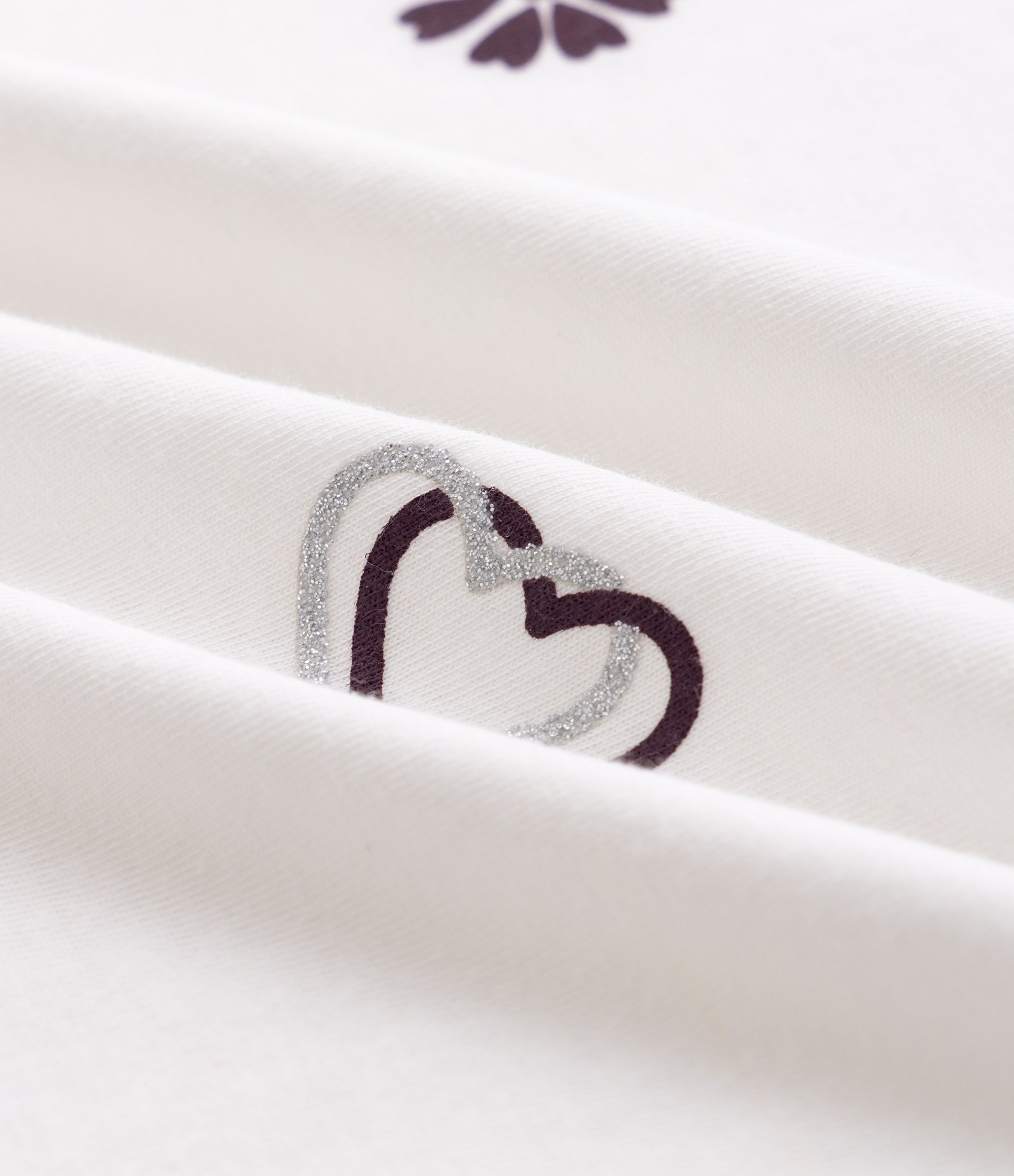 Camiseta Cropped Relaxed em Algodao com Estampa Doodle - Tam 5 a 16 Anos Branco 3