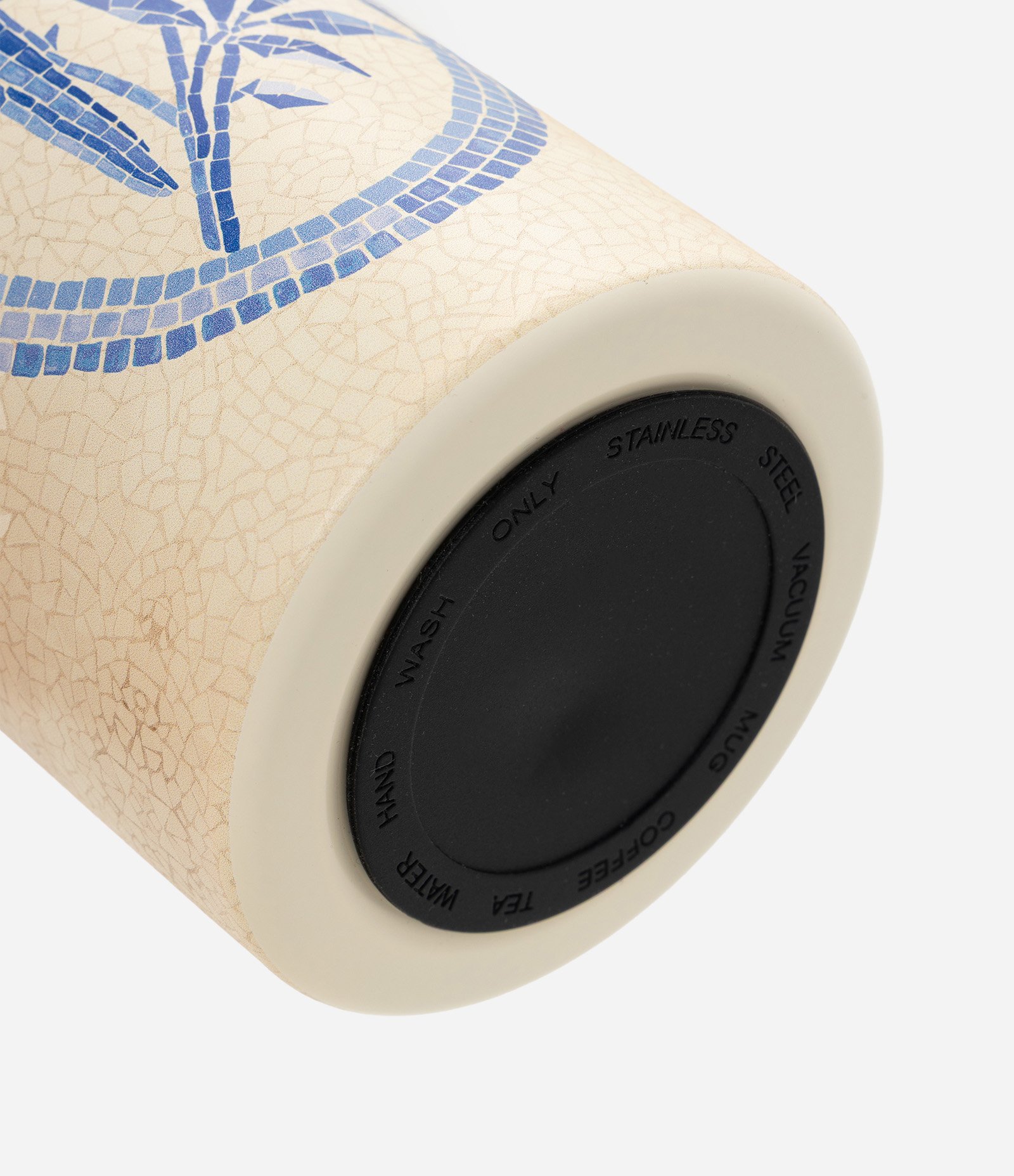 Garrafa Térmica em Metal com Alça de Corda 750ml Off White 3