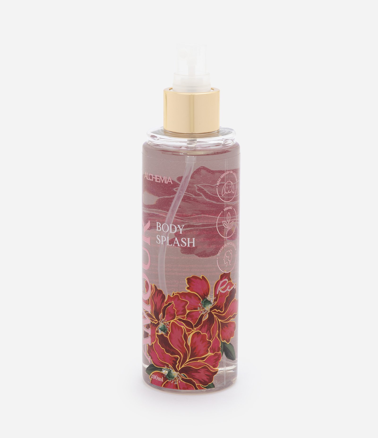 Body Splash Desodorante Corporal Amour Alchemia 200ml 2