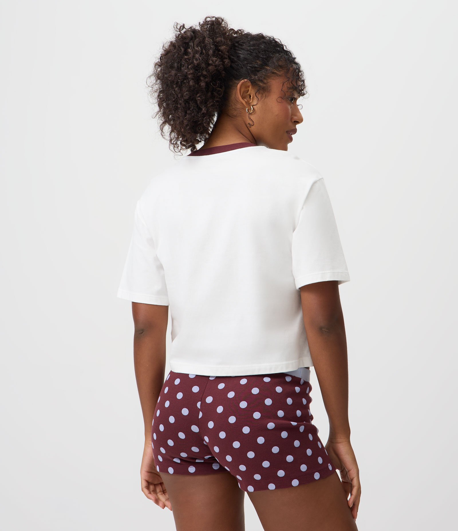 Pijama Curto em Algodão com Estampa Temática Margarida Multicores 5