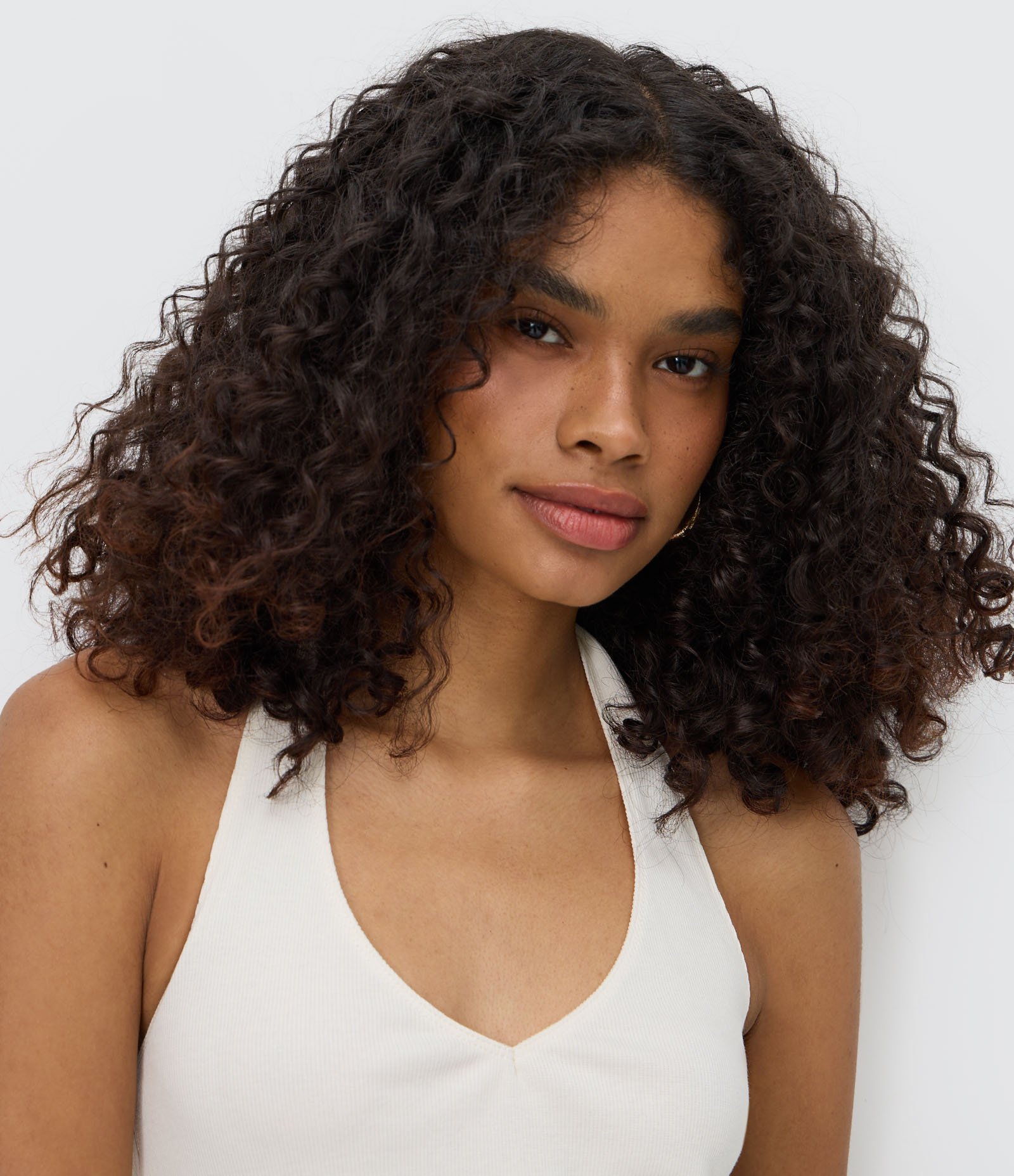 Blusa Frente Única Cropped em Ribana com Barra Rendada Dupla Branco 3