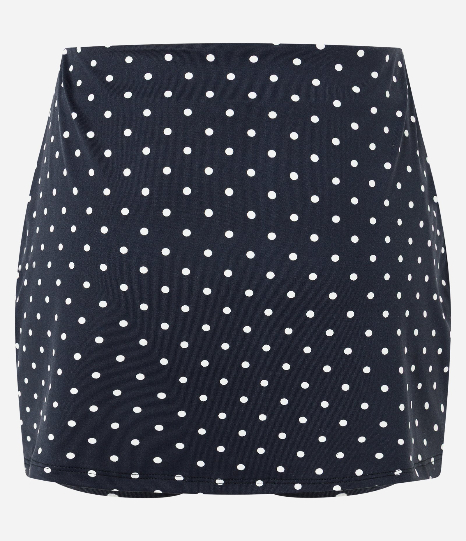 Short Saia Esportivo em Microfibra com Estampa Poá Preto 7
