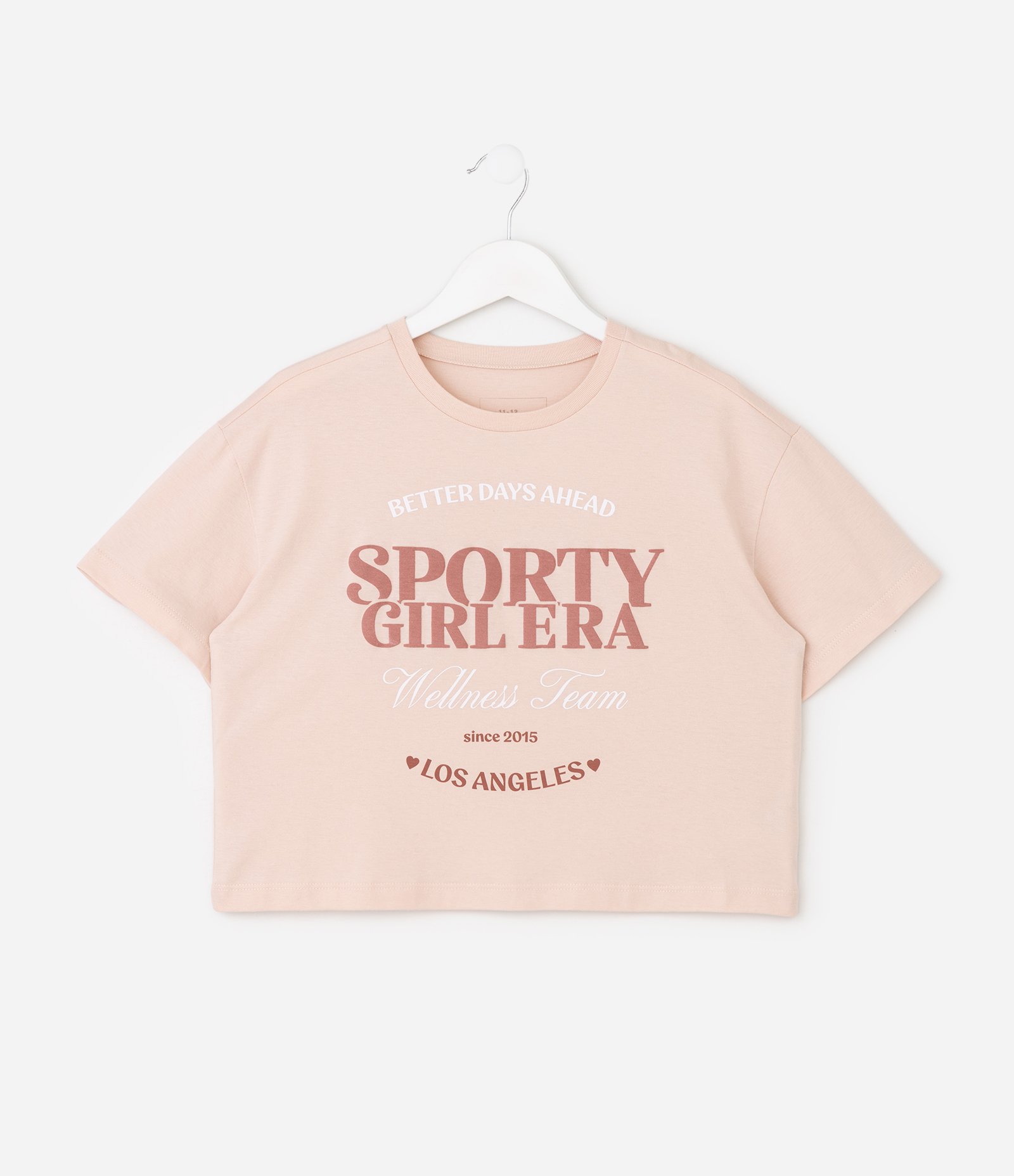 Camiseta Boxy em Algodão com Estampa Sporty Girl Era - Tam 5 a 16 Anos Rosa 7