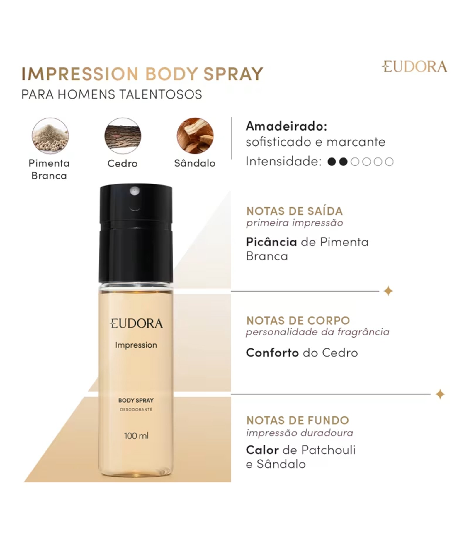 Perfume Eudora Impression Body Spray 100ML 3