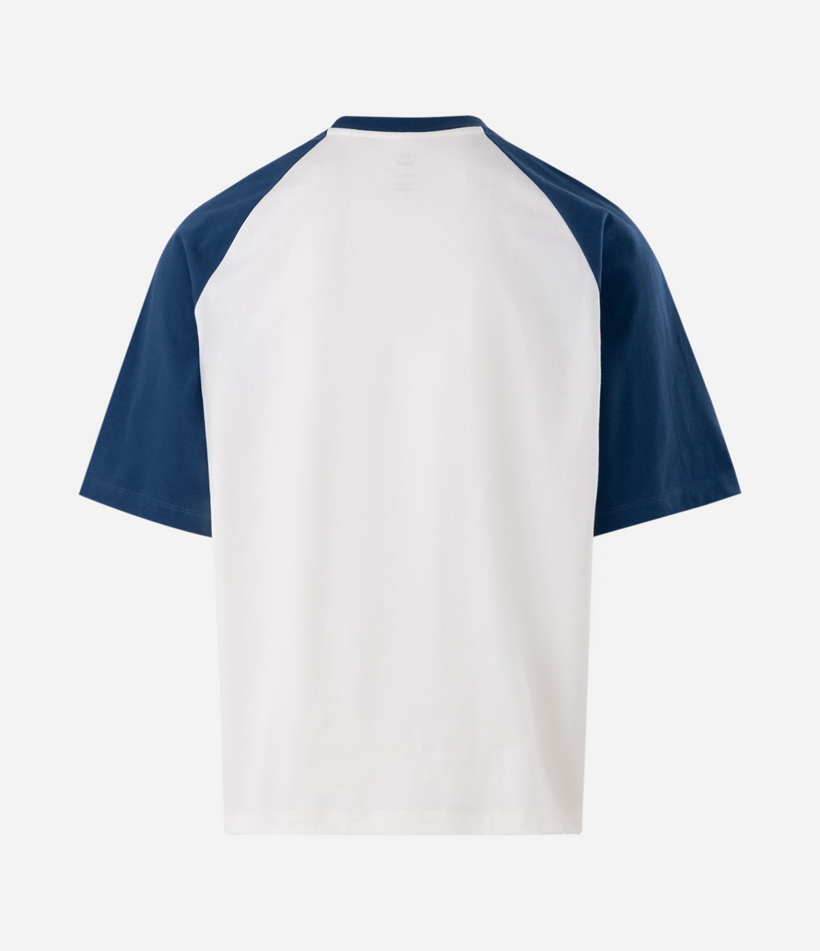 Camiseta Boxy Algodão com Manga Raglan e Lettering Branco 6
