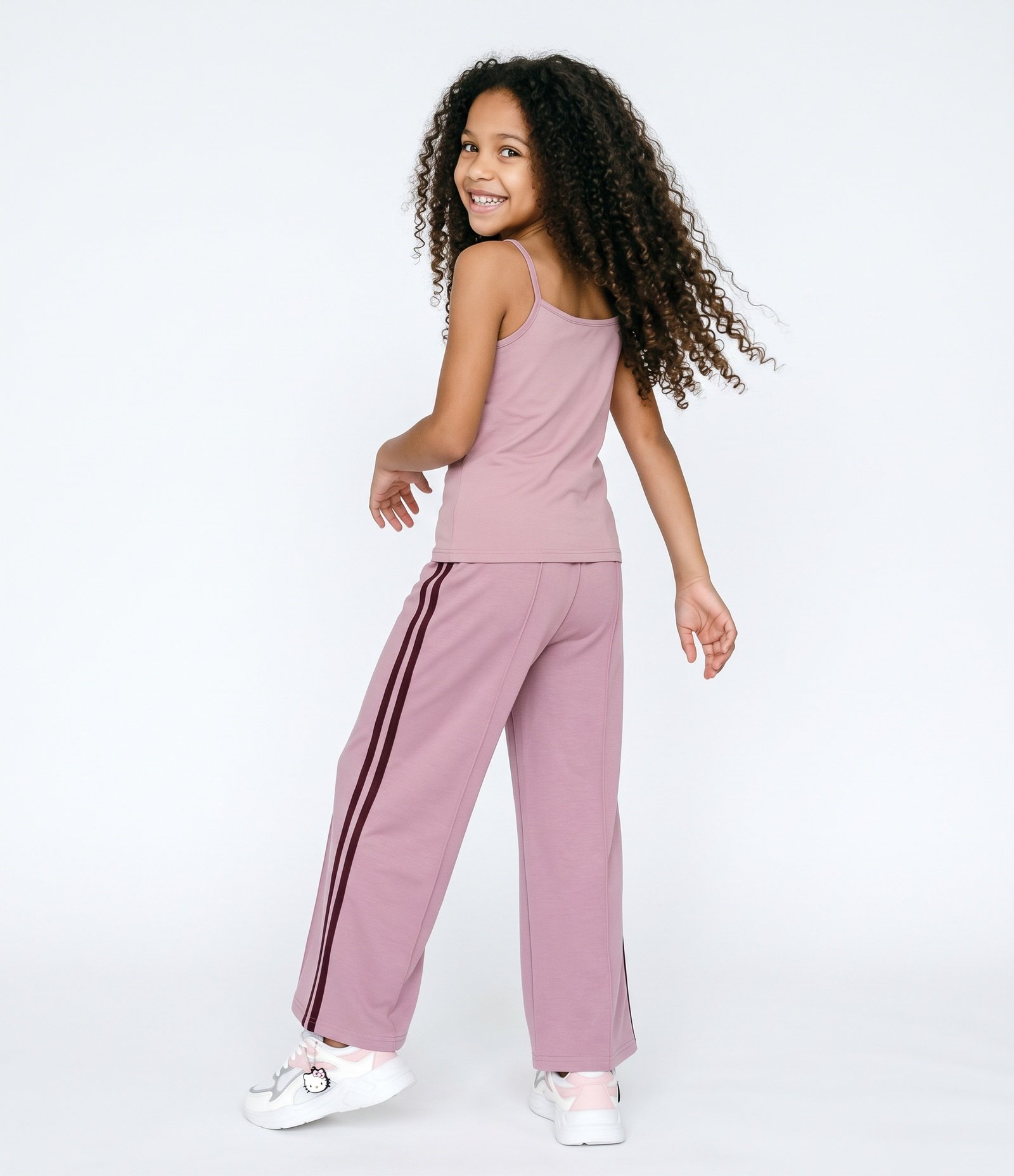 Blusa Slim em Poliamida com Alça Fina - Tam 5 a 16 Anos Rosa 7