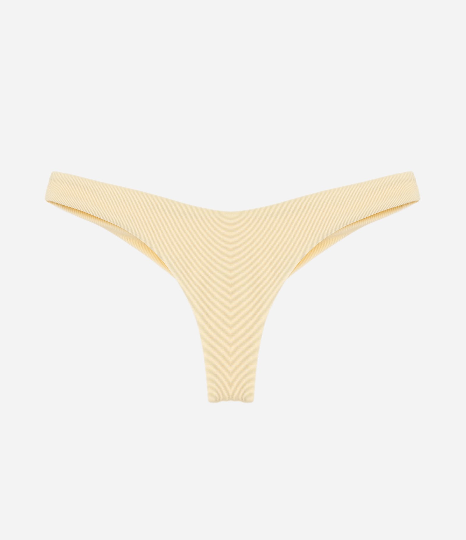 Biquíni Bottom Asa Delta Canelado com Fio Duplo Amarelo 5