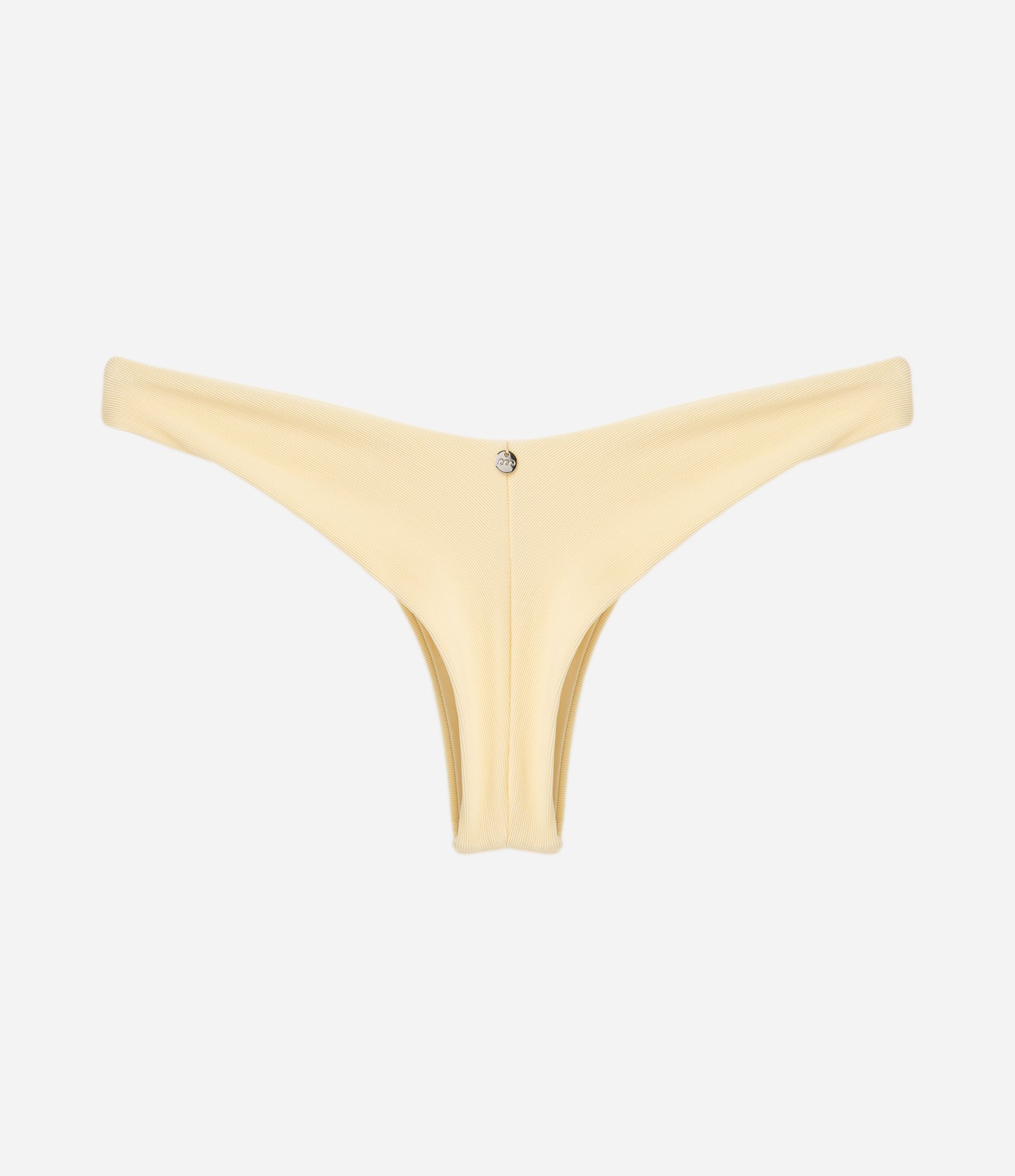 Biquíni Bottom Asa Delta Canelado com Fio Duplo Amarelo 6