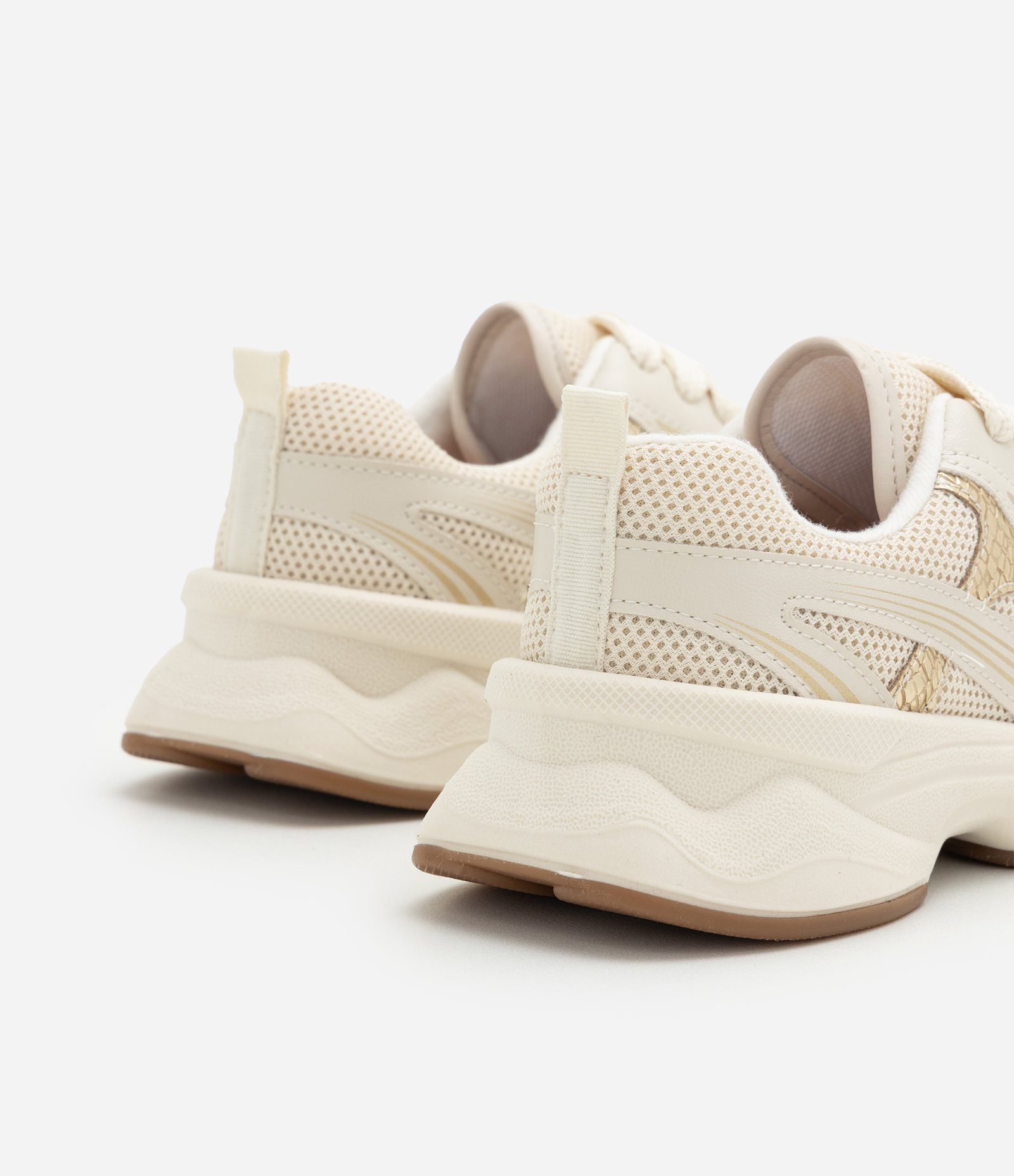 Tênis Infantil Chunky com Recortes – Tam 28 a 35 Off White 3