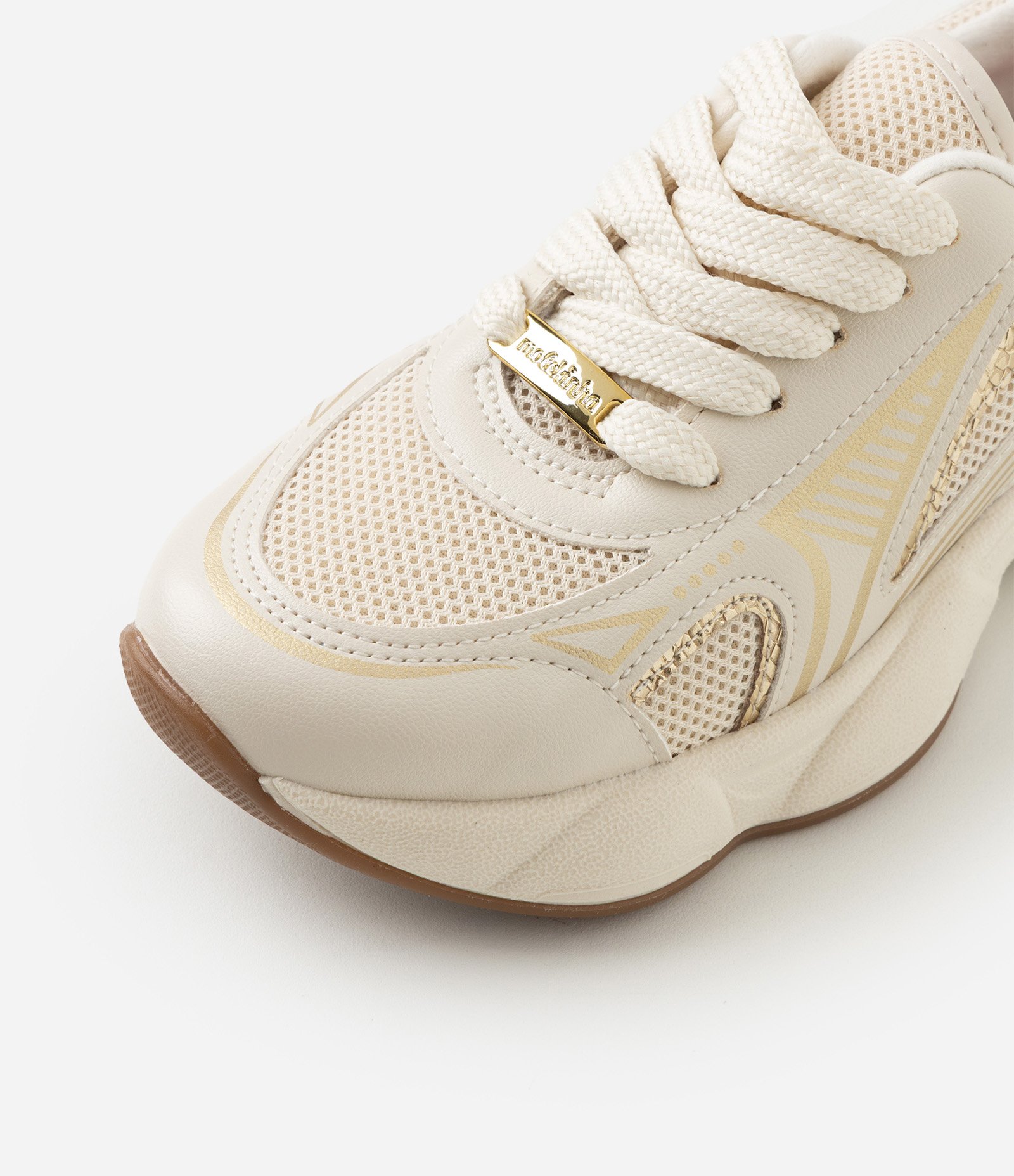 Tênis Infantil Chunky com Recortes – Tam 28 a 35 Off White 5