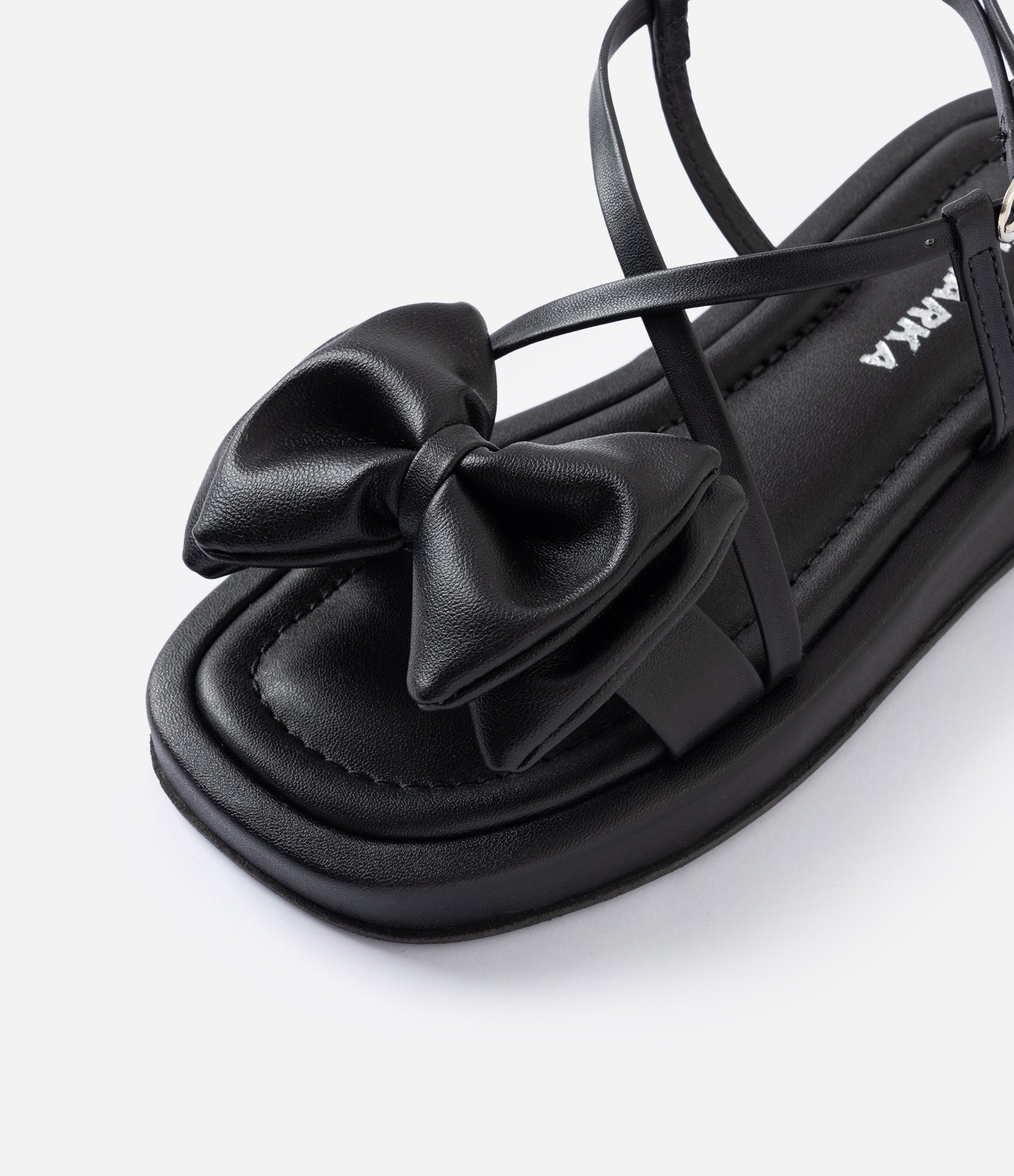 Sandália Flatform Infantil com Lacinho - Tam 29 ao 35 Preto 5