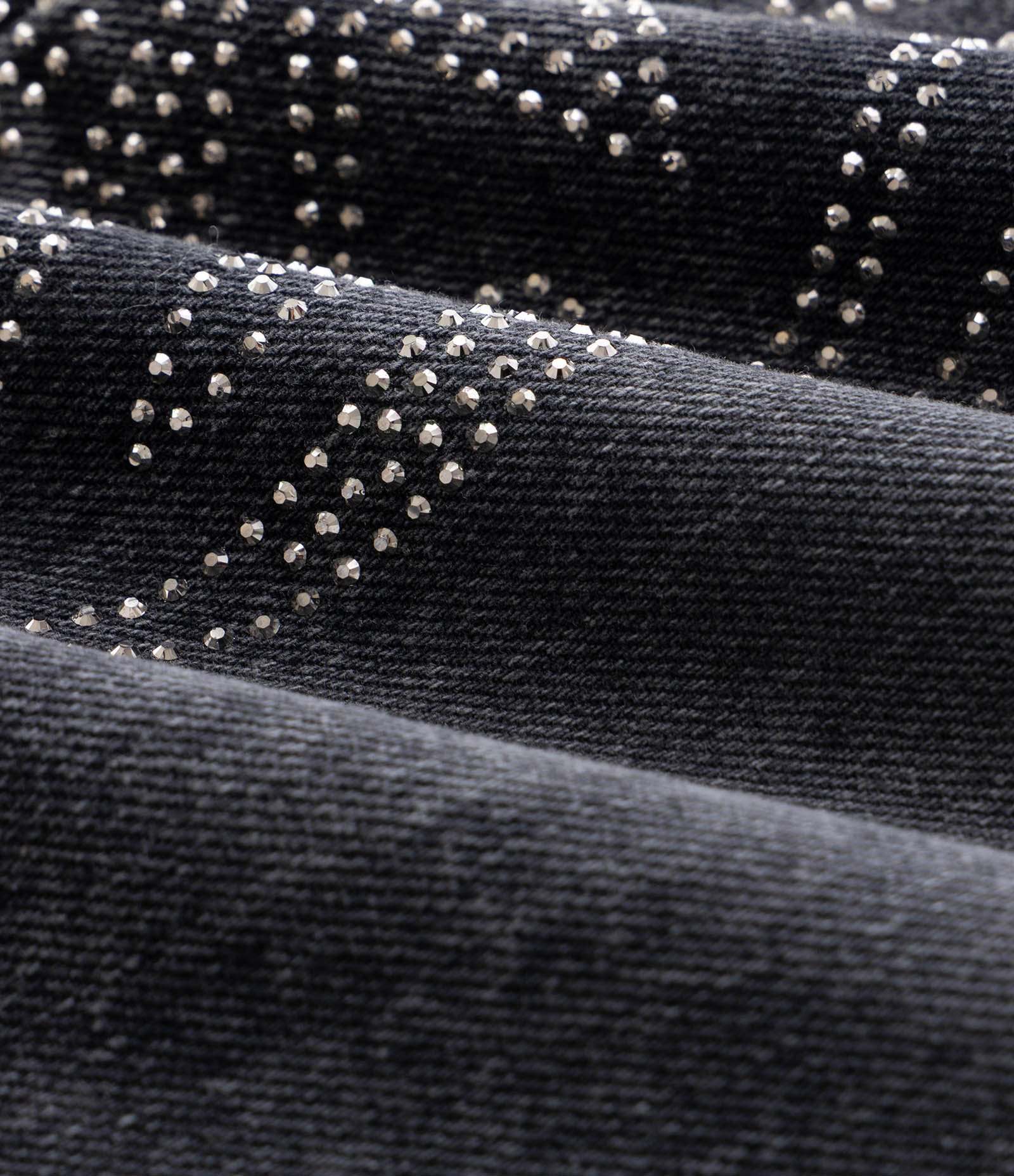 Calça Jeans Baggy Balloon com Aplicações Laterais Preto 4