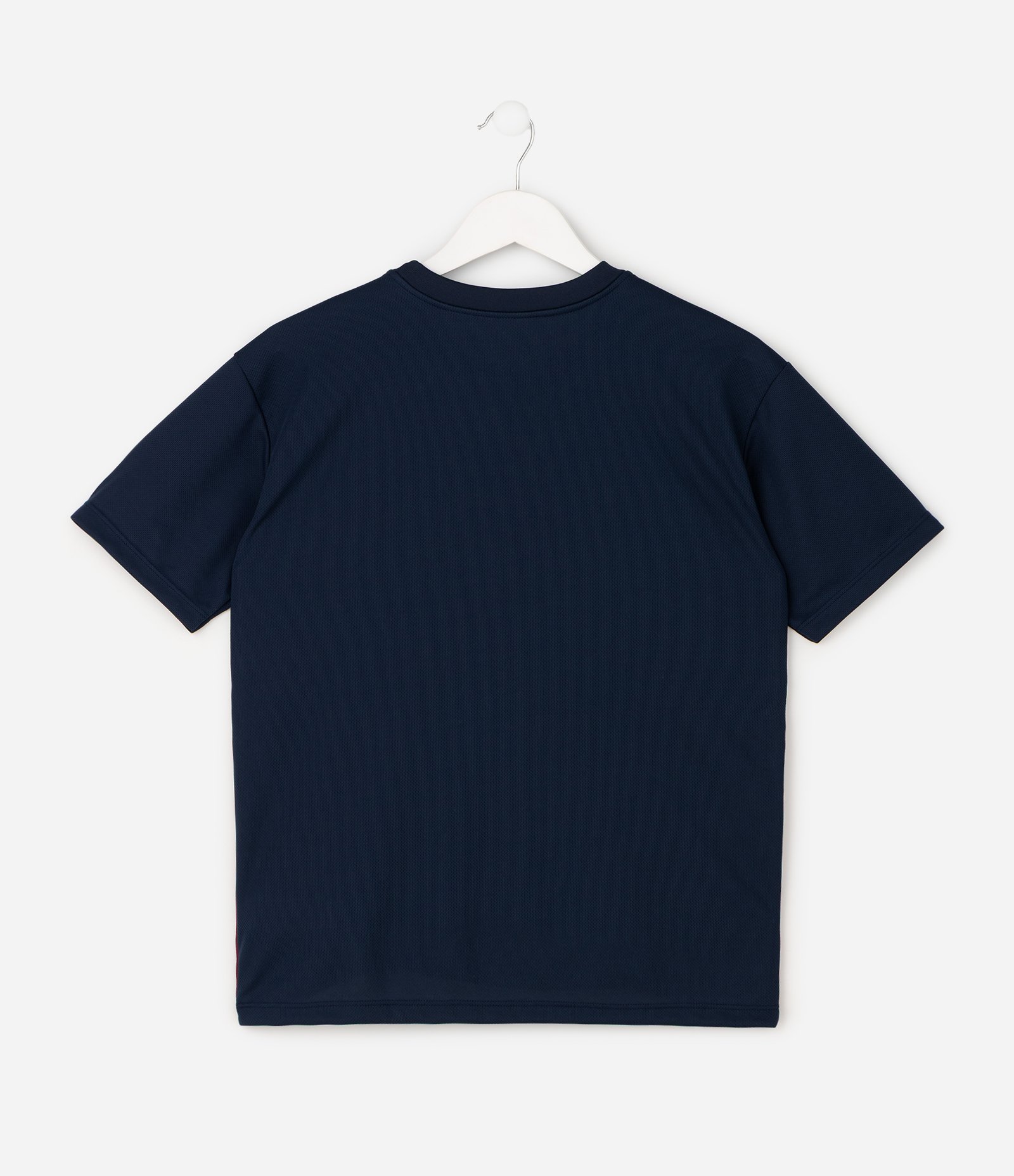 Camiseta Comfort Infantil Esportiva com Estampa Barcelona - Tam 5 a 14 Anos Azul Marinho/Vermelho 3