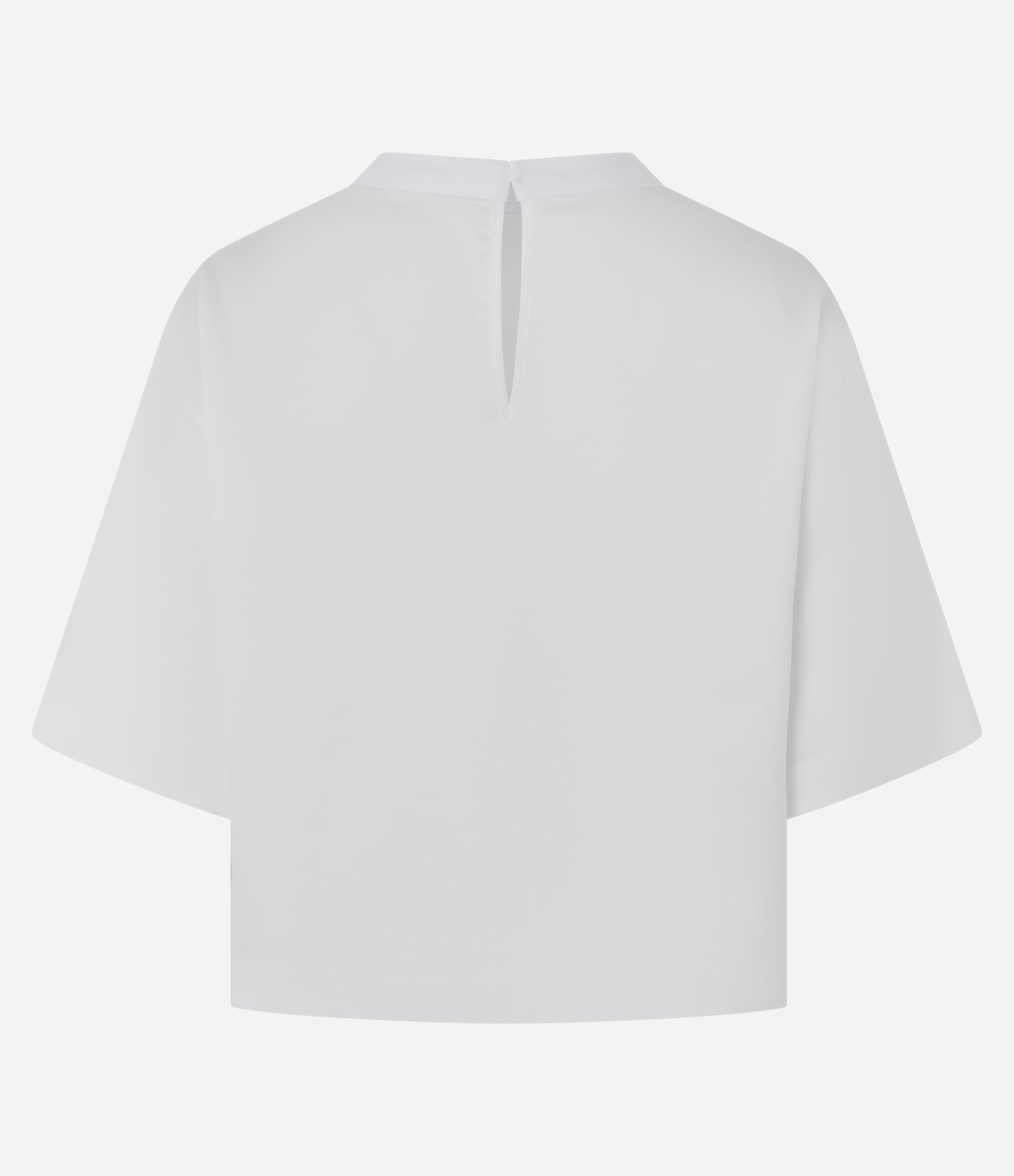 Blusa Acetinada com Mangas Amplas Branco 2