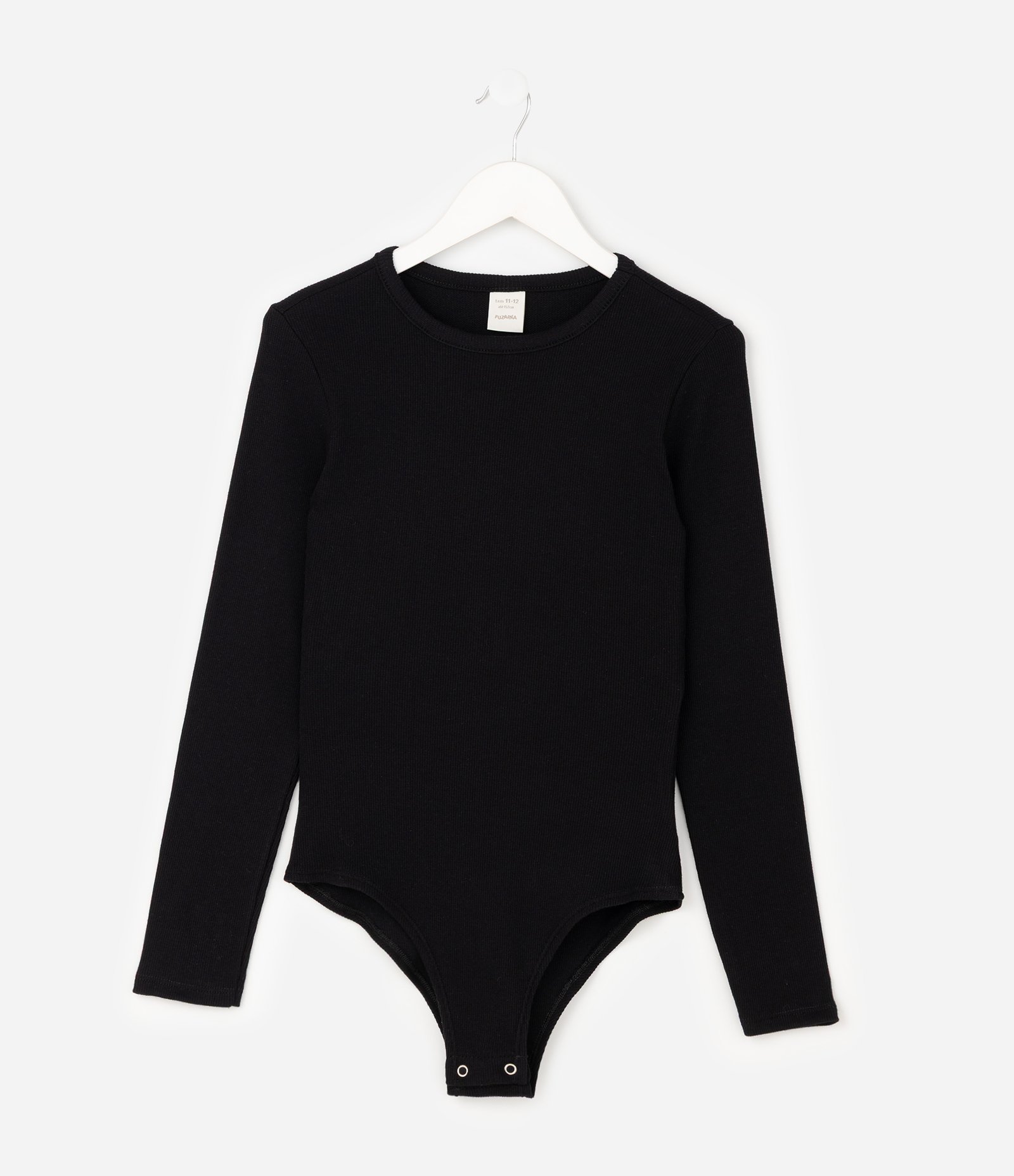 Body Slim Infantil em Modelagem Ajustada – Tam 5 a 16 Anos Preto 2