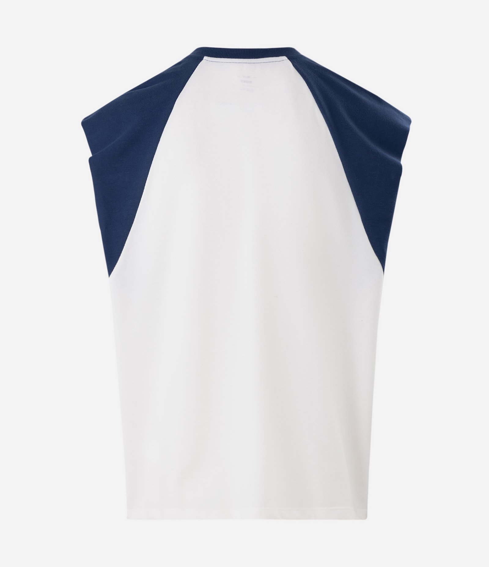 Regata Boxy em Algodão Raglan com Lettering Fuerza Branco 2