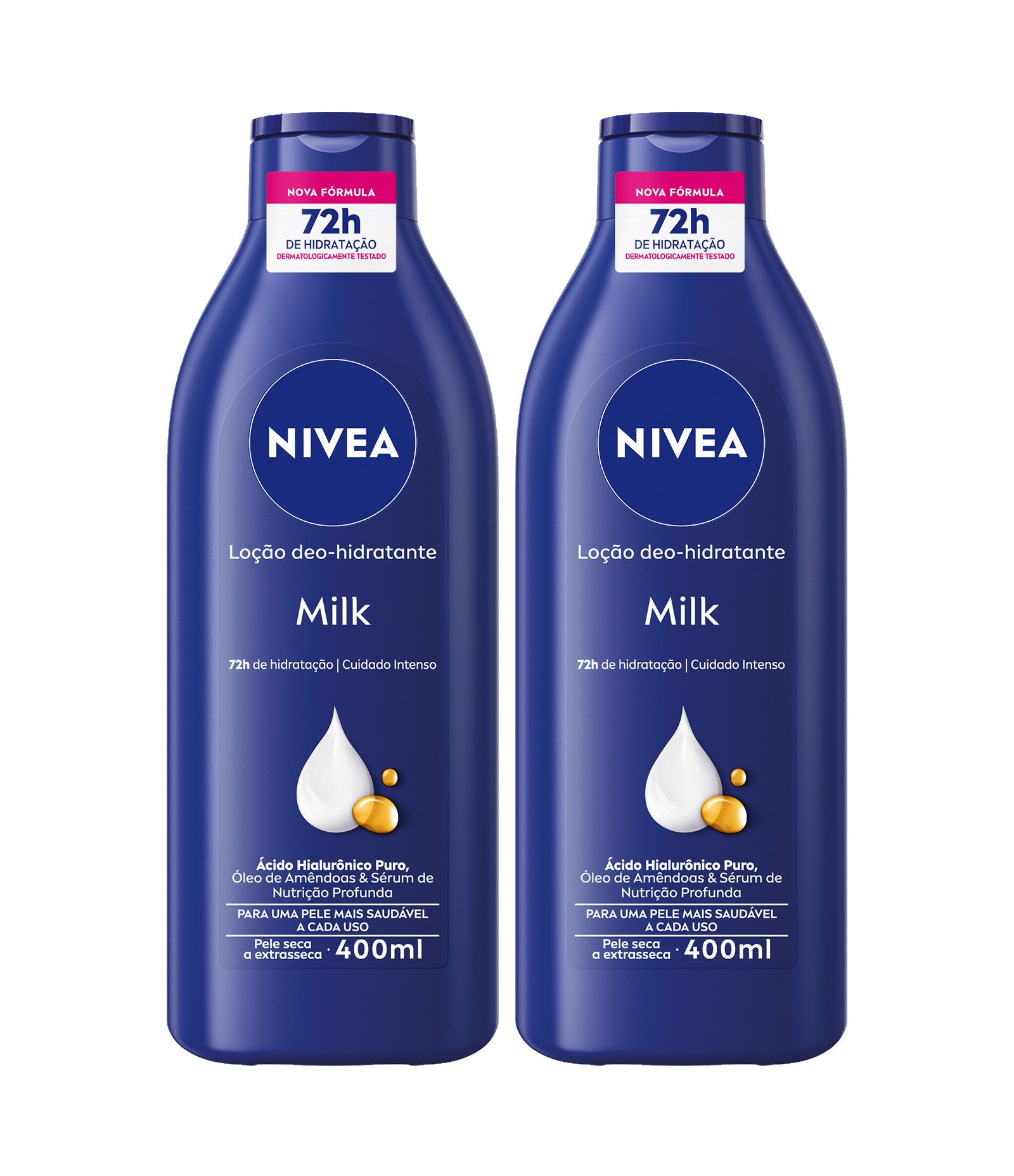Promopack Nivea Loção Deo-Hidratante Milk 400ml 1