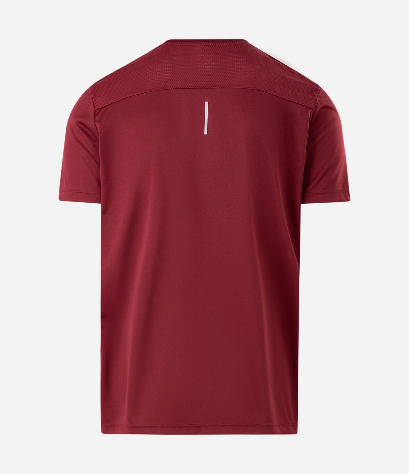 Camiseta Esportiva com Tecnologia Dry e Detalhes Refletivos Vermelho 6