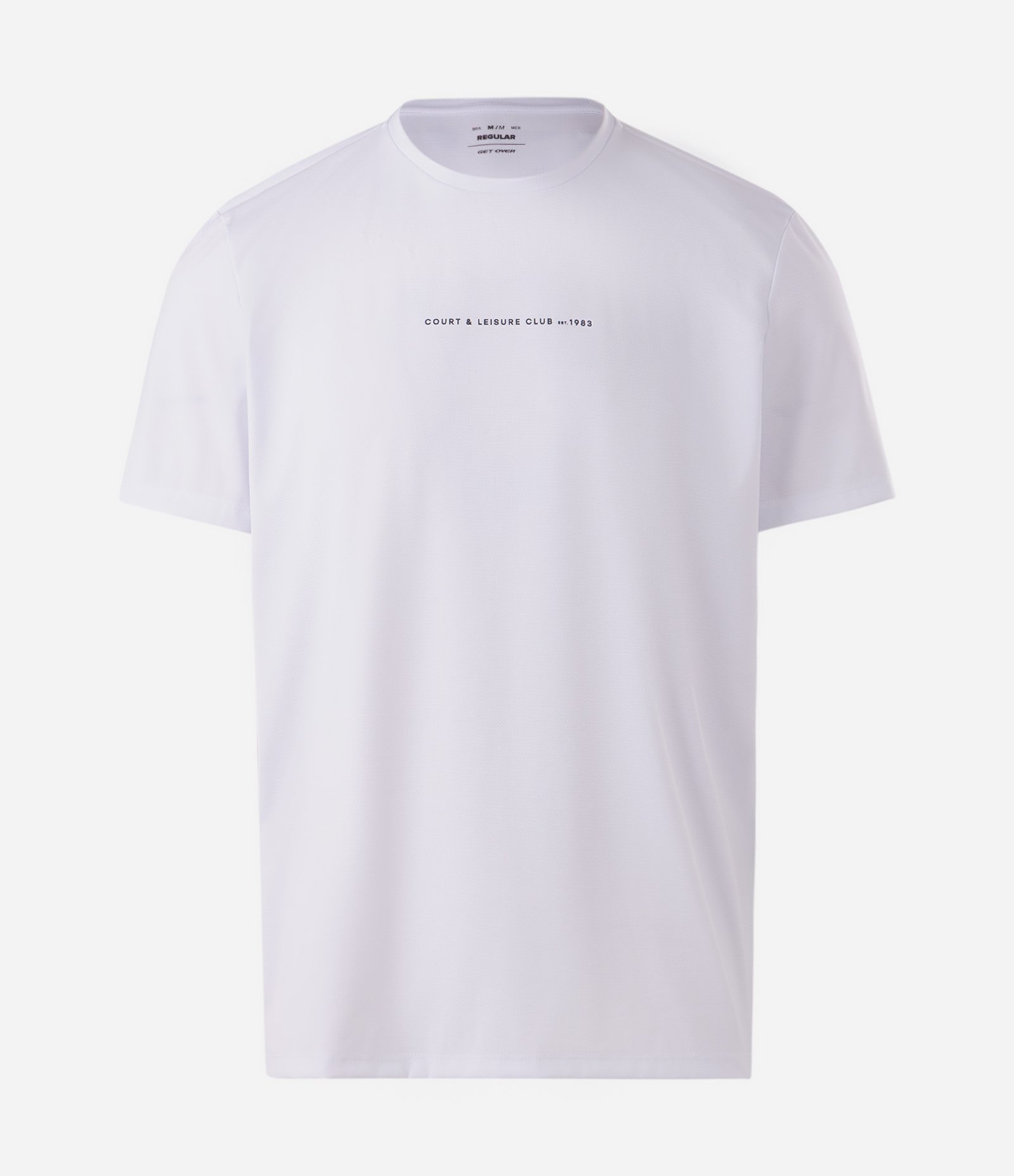 Camiseta Esportiva Dry em Poliamida Texturizada com Lettering Branco 5