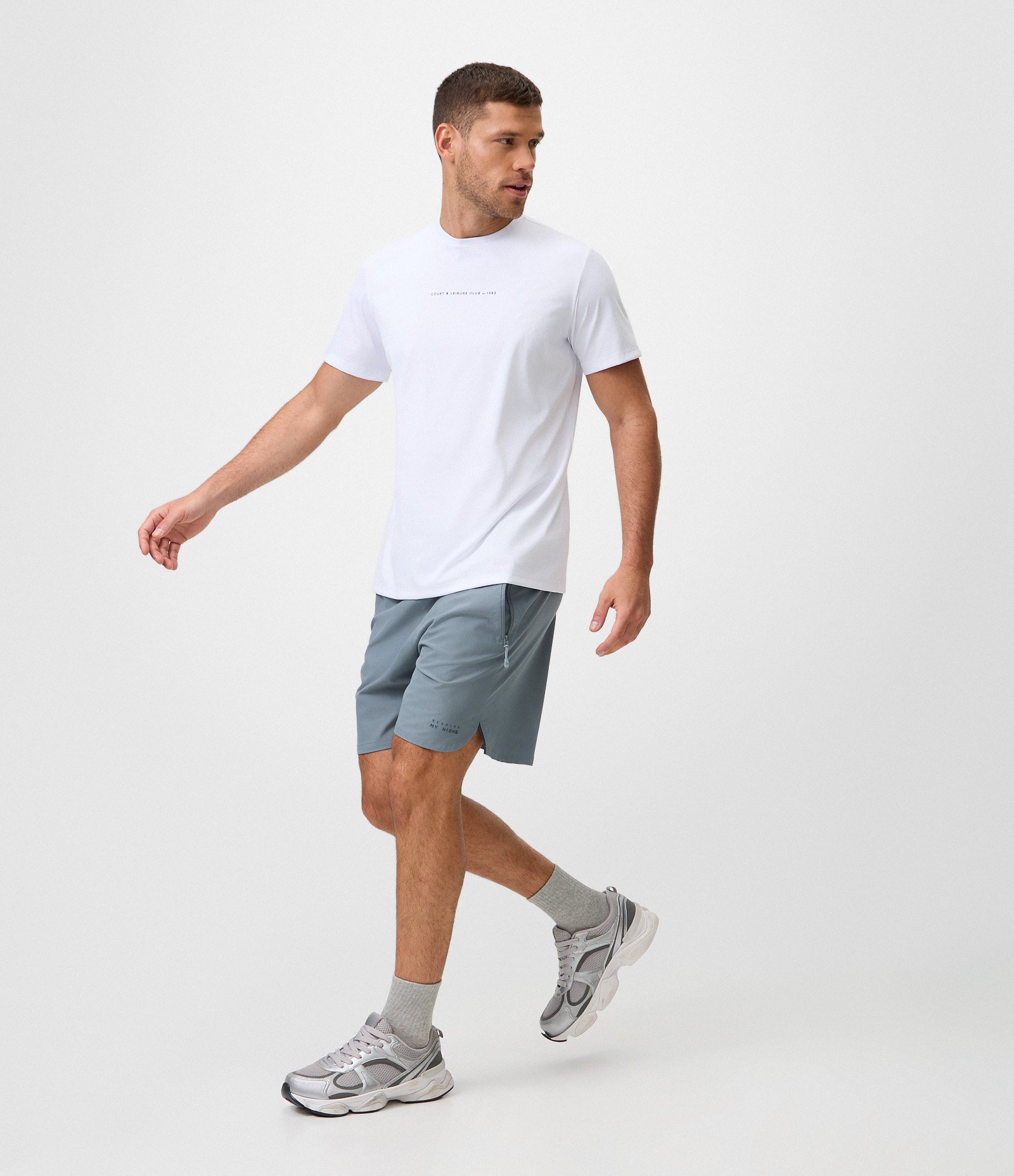 Camiseta Esportiva Dry em Poliamida Texturizada com Lettering Branco 2