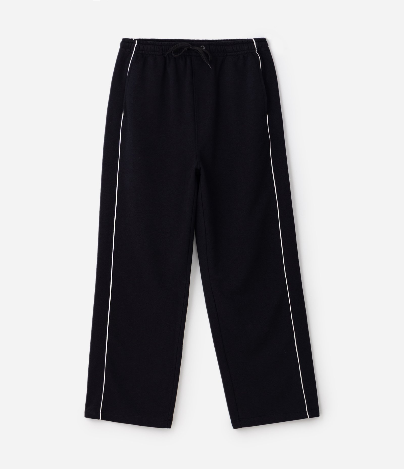 Calça Moletom Wide Leg Preto 5