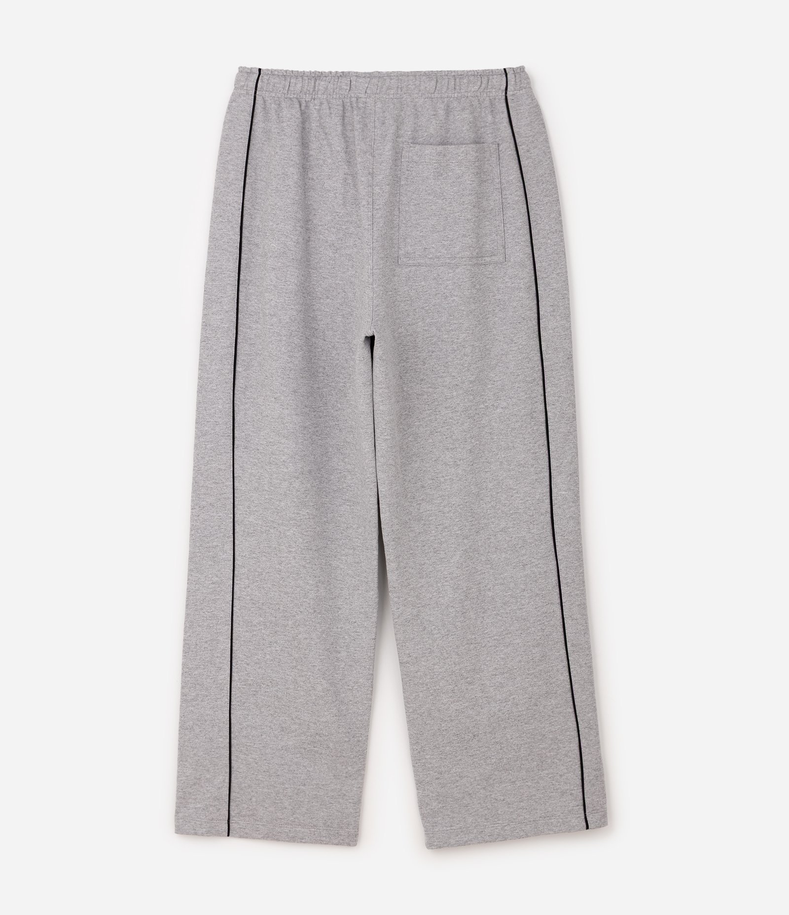 Calça Moletom Wide Leg Cinza 7