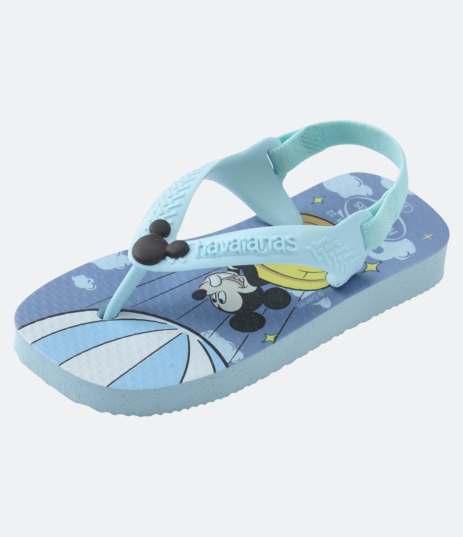 Chinelo Infantil Havaianas Baby Disney Mickey e Pluto - Tam 17 ao 26 Azul 3