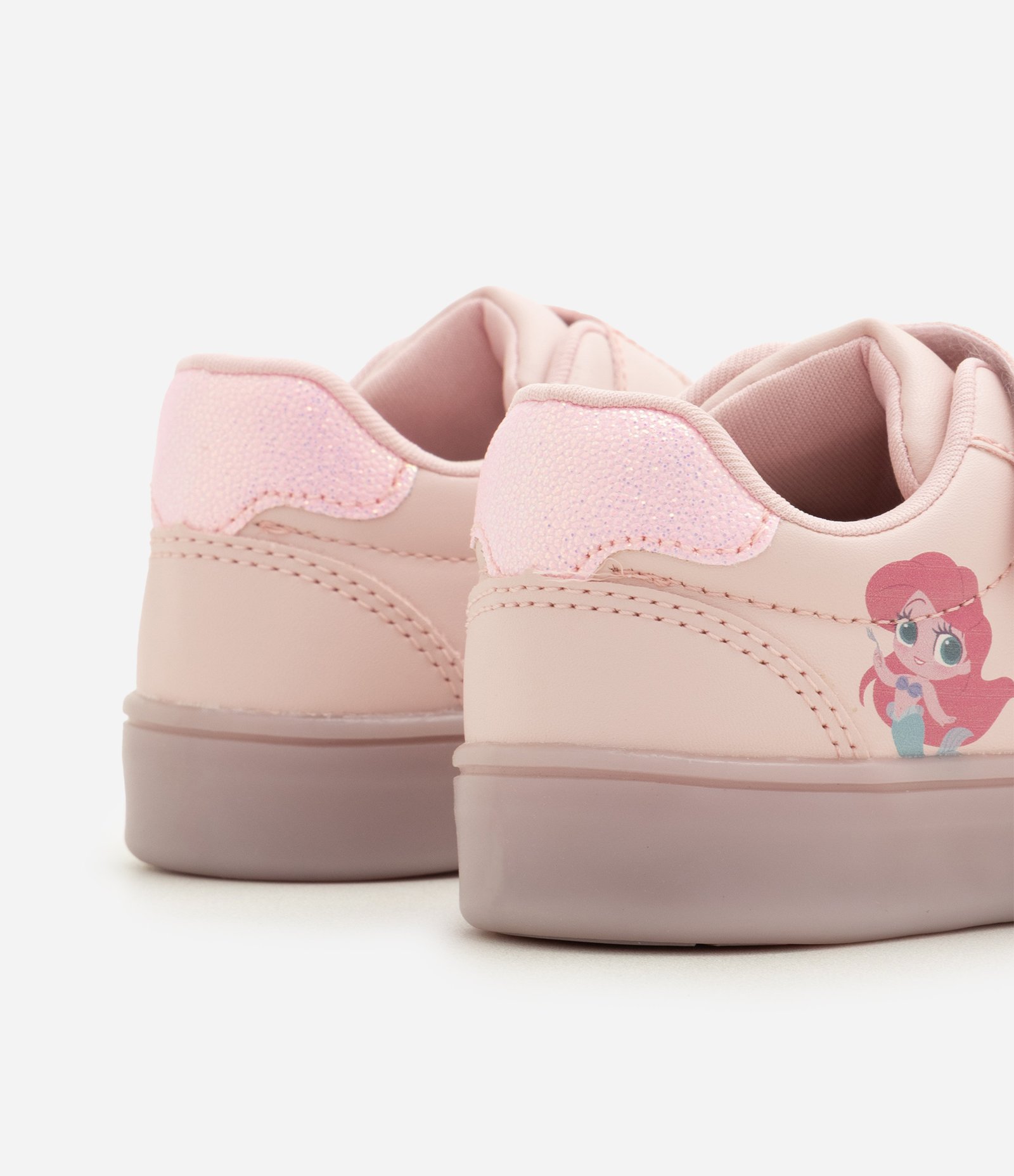 Tênis Infantil Em PU Princesa com Led - Tam 20 ao 27 Rosa 3