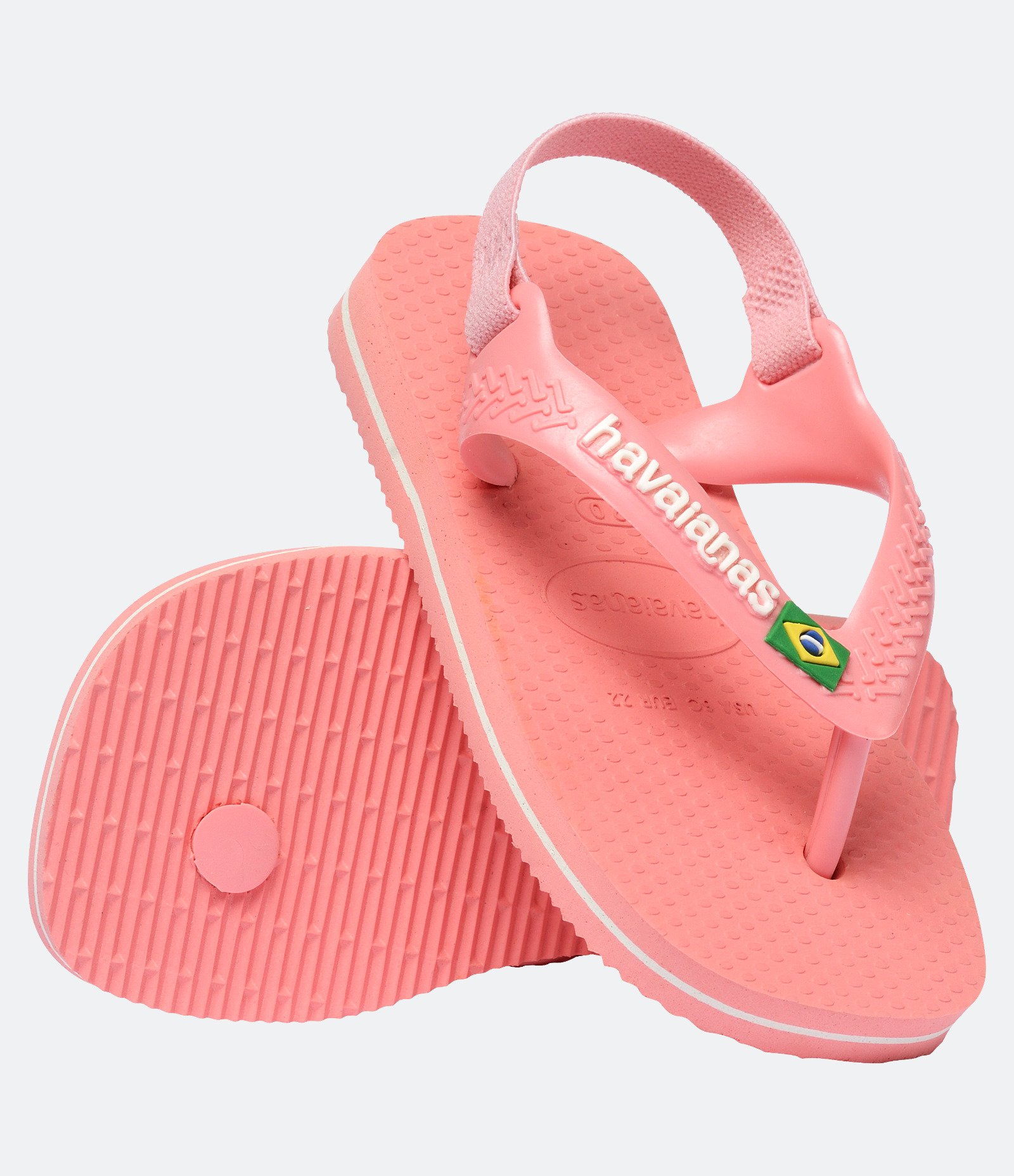 Chinelo Havaianas Infantil Baby Brasil - Tam 17 ao 24 Rosa 2