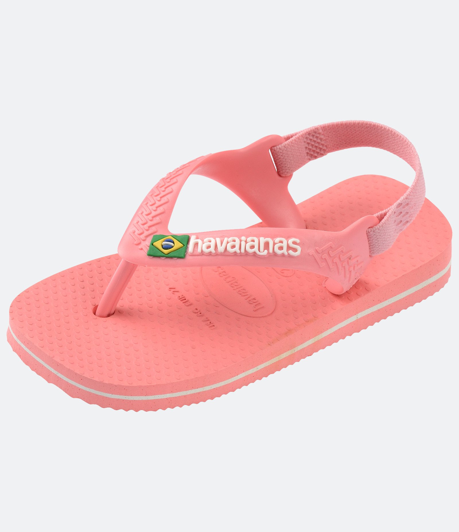Chinelo Havaianas Infantil Baby Brasil - Tam 17 ao 24 Rosa 4