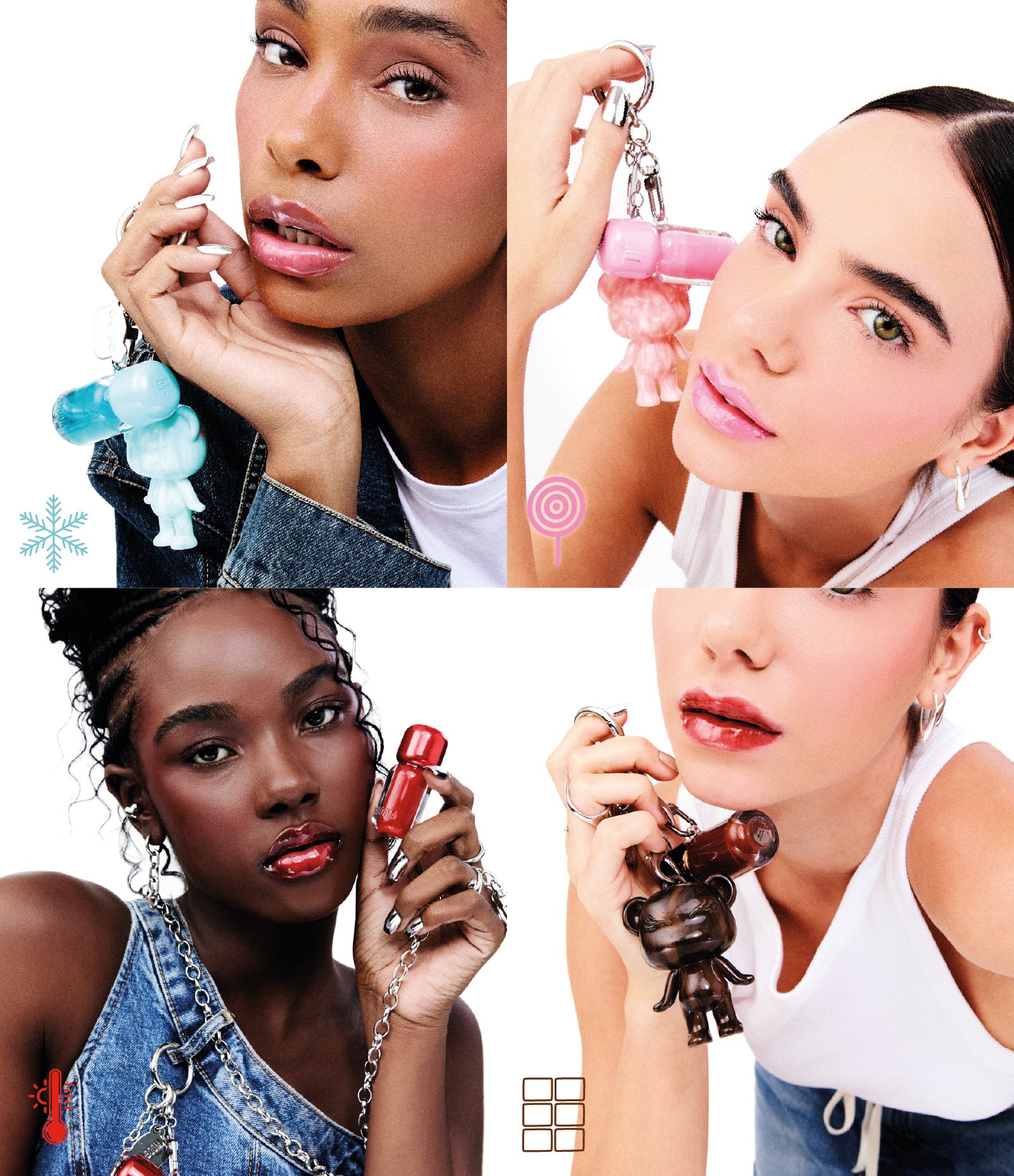 Caixa Surpresa Lip Gloss Mboom KIT 9