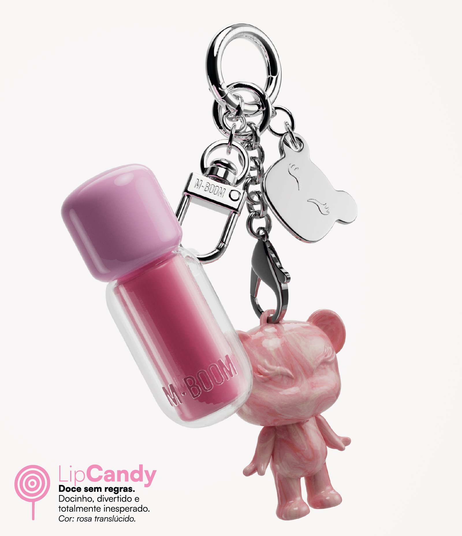 Caixa Surpresa Lip Gloss Mboom KIT 4