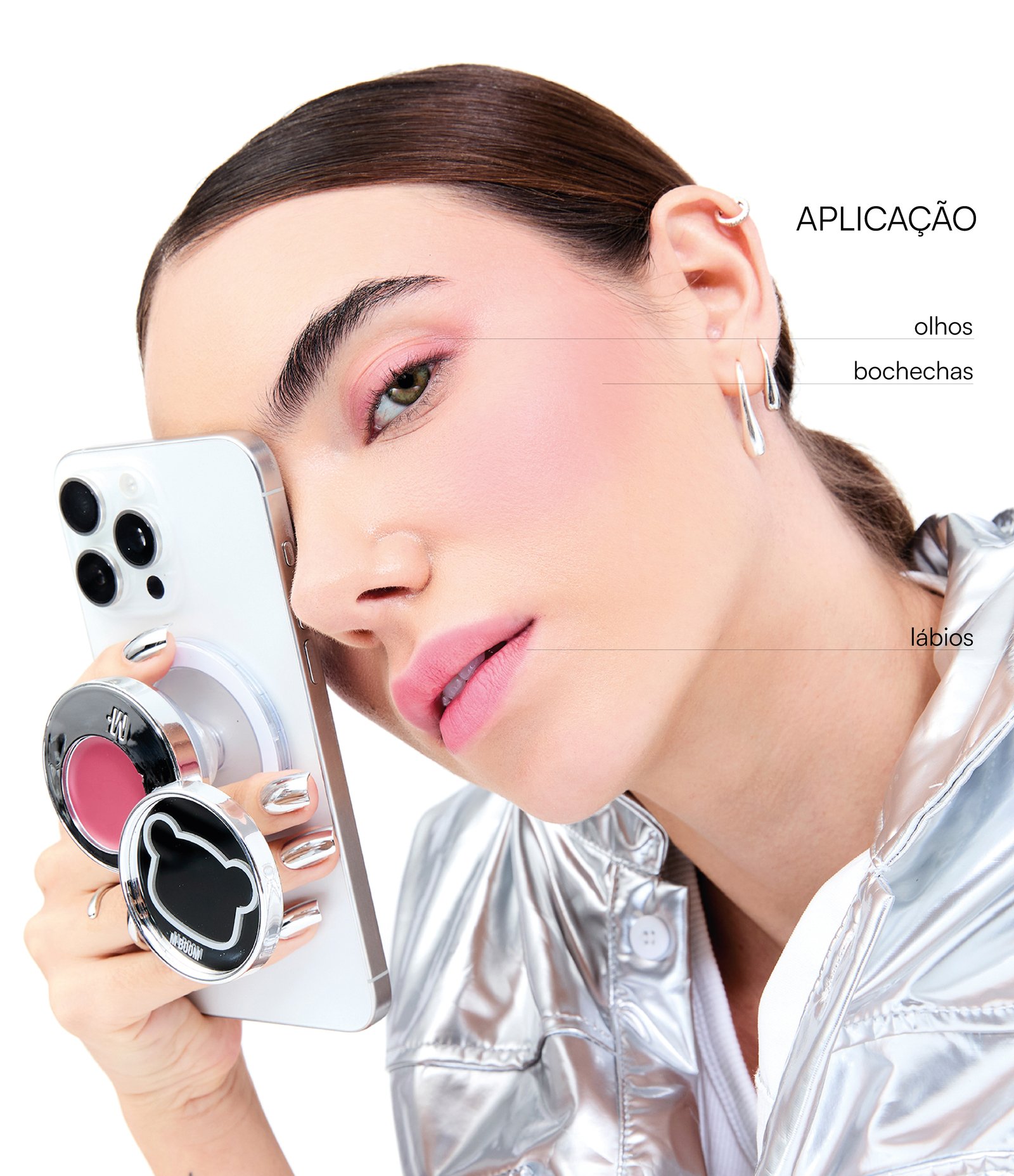 Multi-Make Mousse Face & Lips Soft Matte Mboom Soft Rose 5