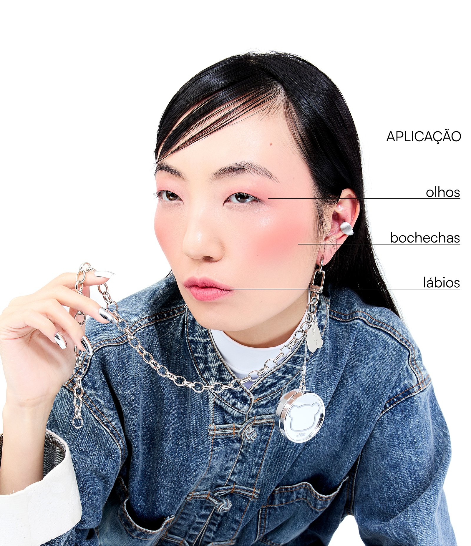 Multi-Make Mousse Face & Lips Soft Matte Mboom Peach Vanilla 5