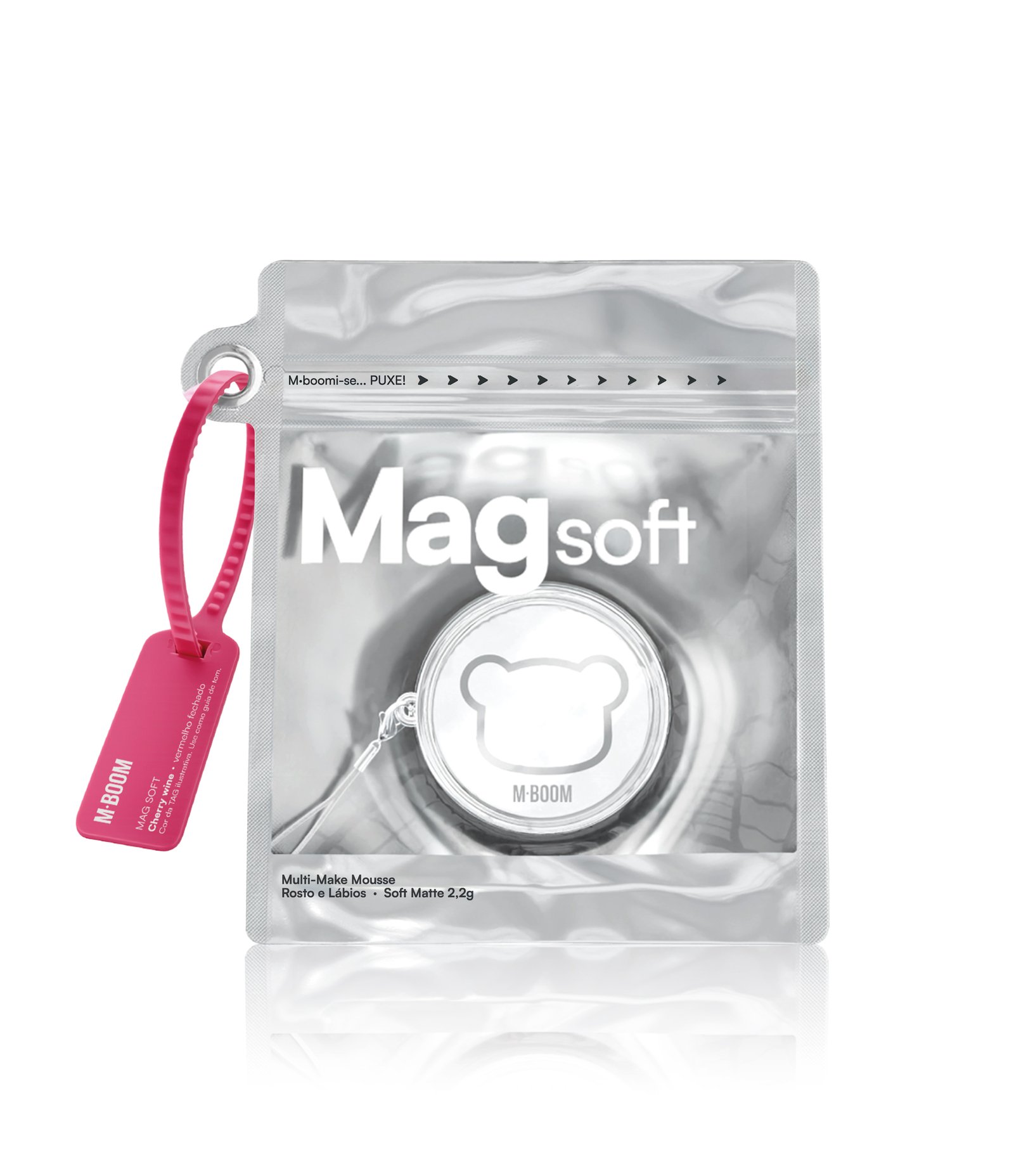 Multi-Make Mousse Face & Lips Soft Matte Mboom Cherry Wine 2
