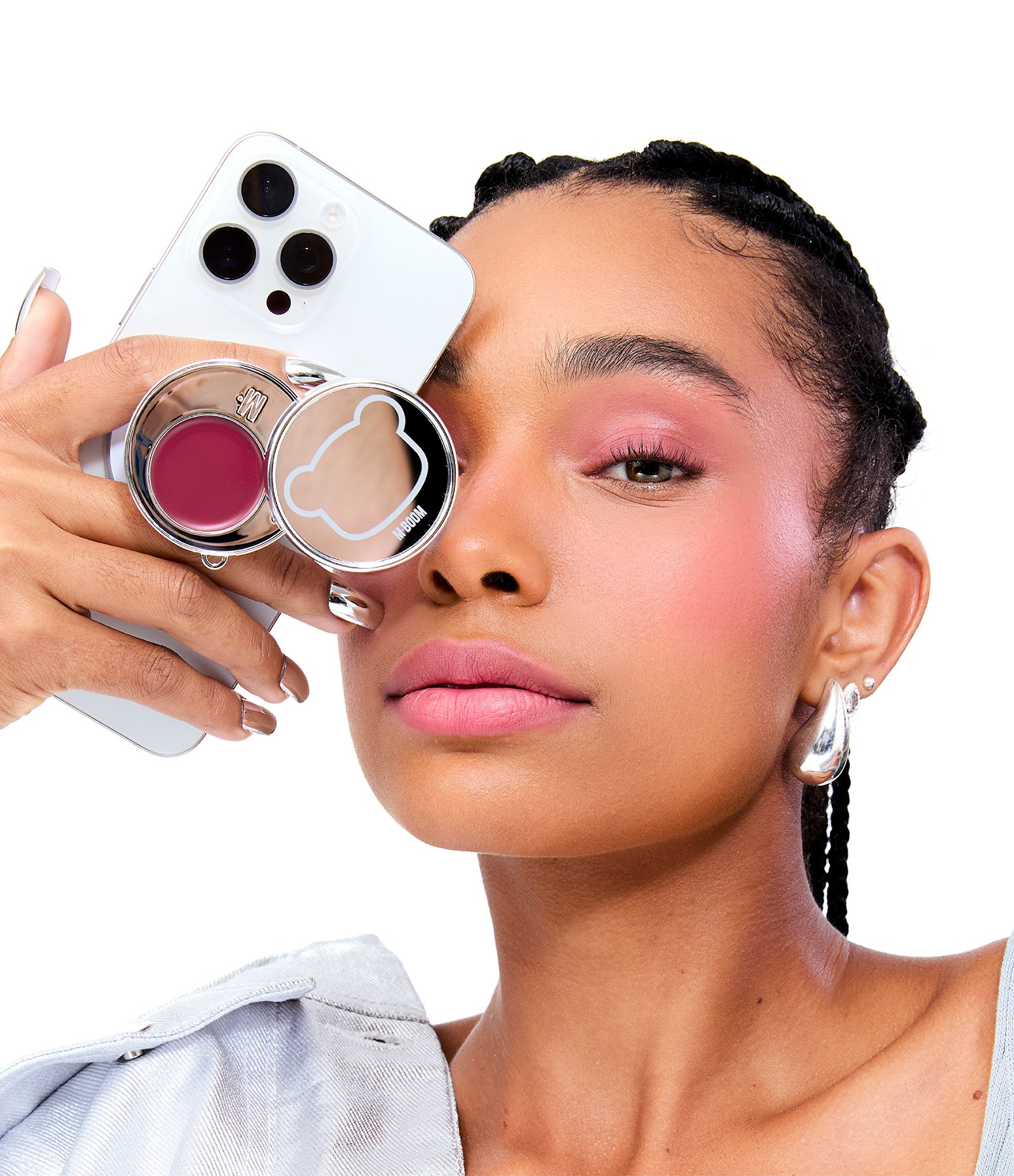 Multi-Make Mousse Face & Lips Soft Matte Mboom Cherry Wine 5